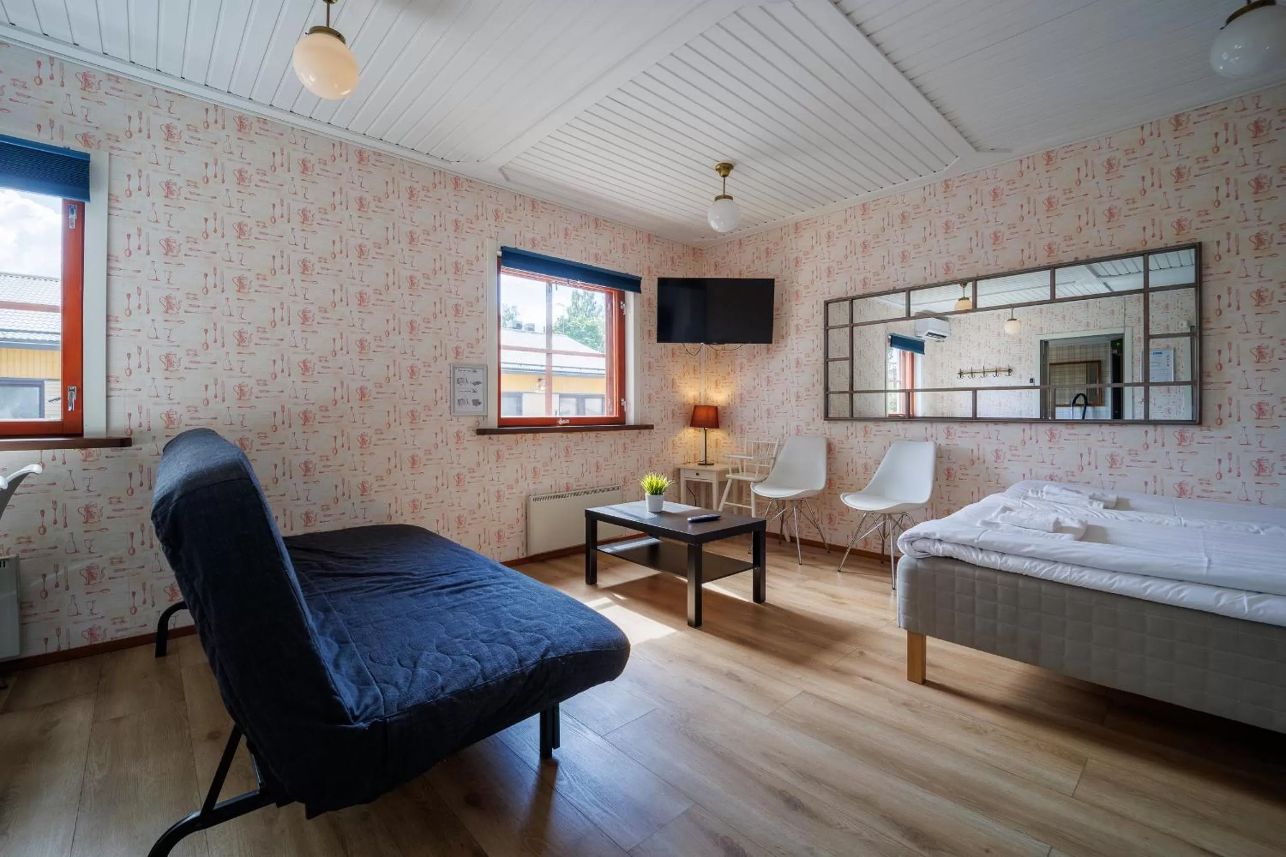 Bed in Hotelli Uninen Tampere