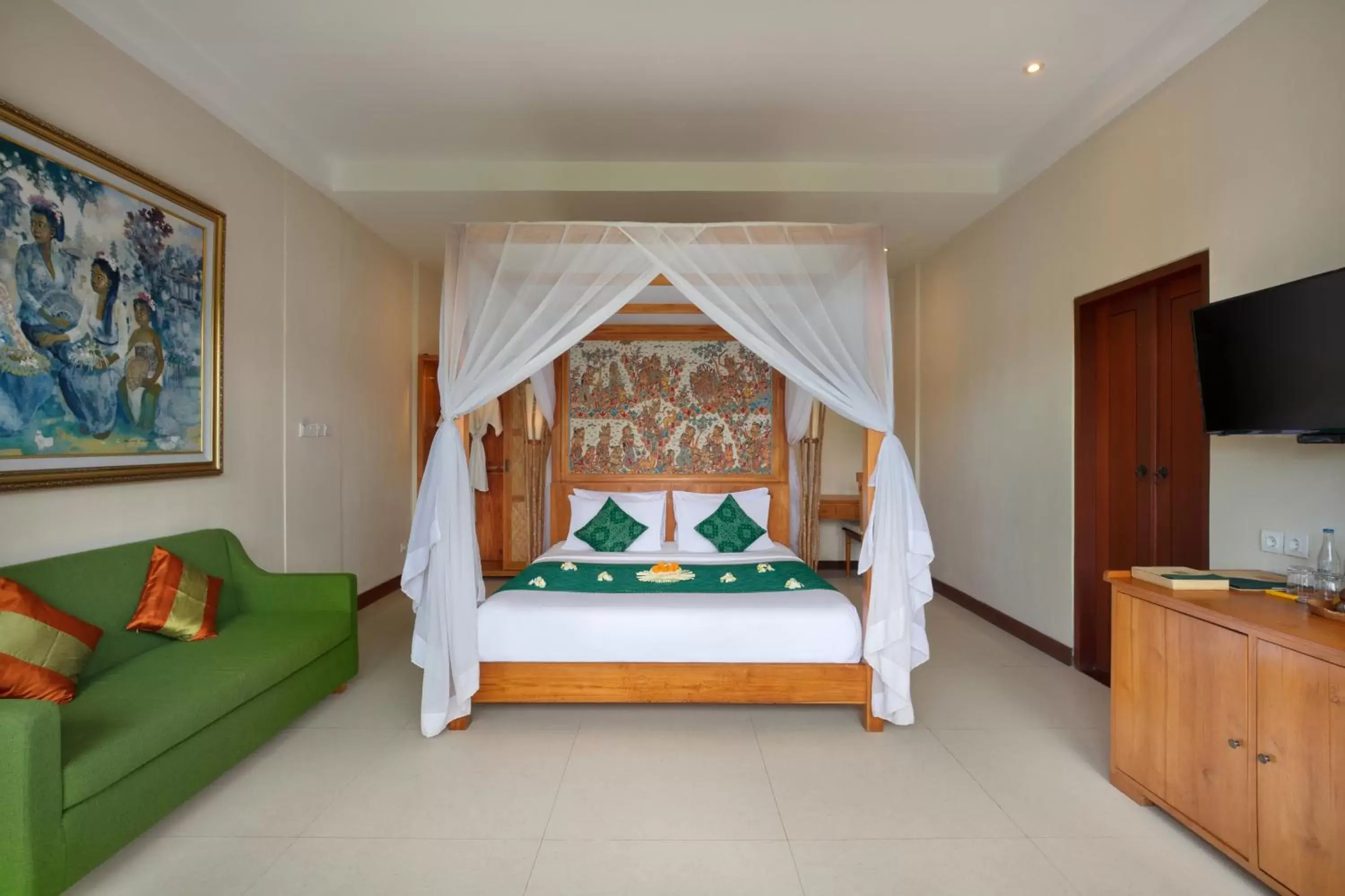 Bedroom, Bed in Jannata Resort and Spa