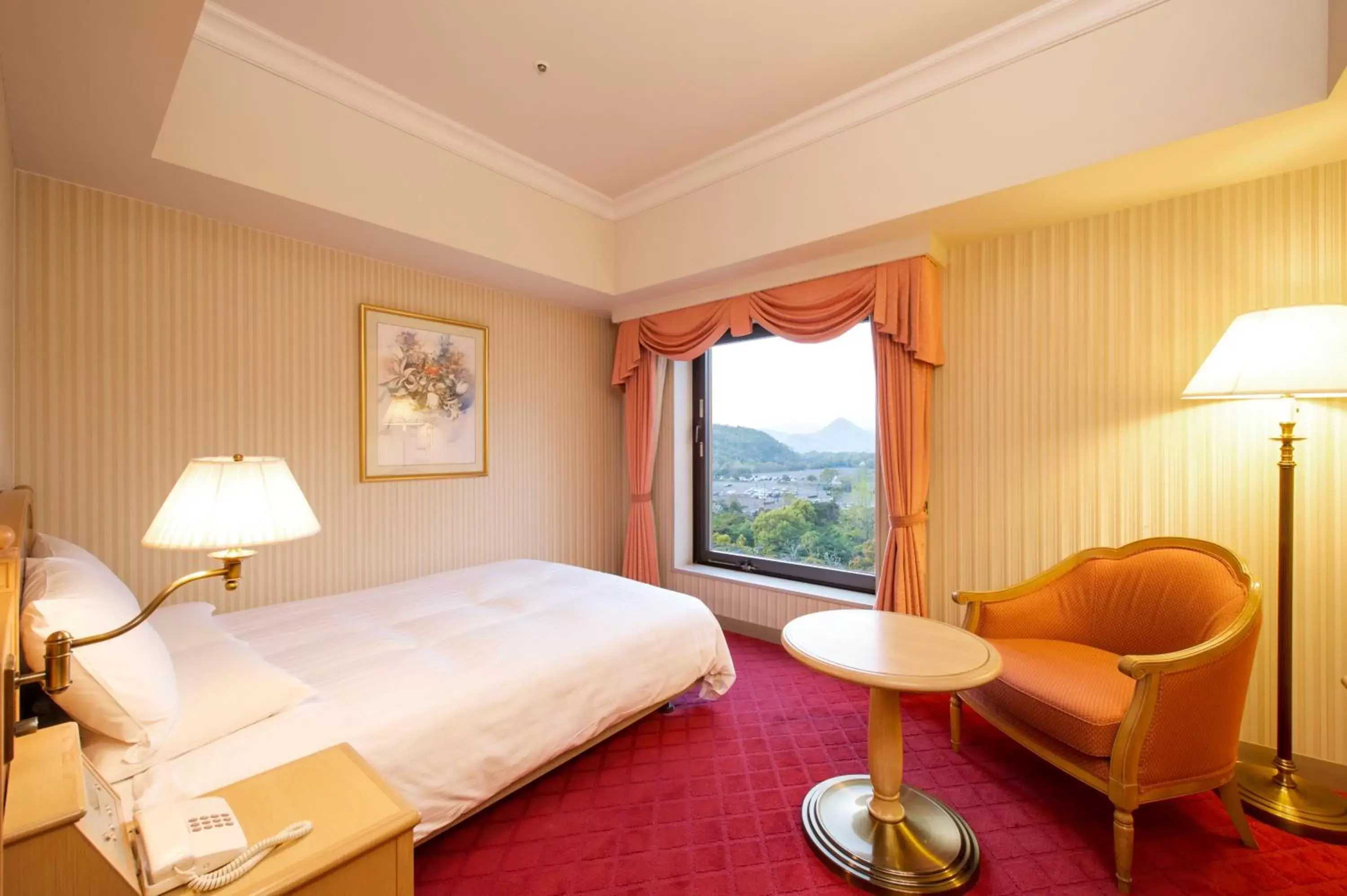 Double Room with Small Double Bed and Station View - single occupancy in Hotel Okura JR Huis Ten Bosch
