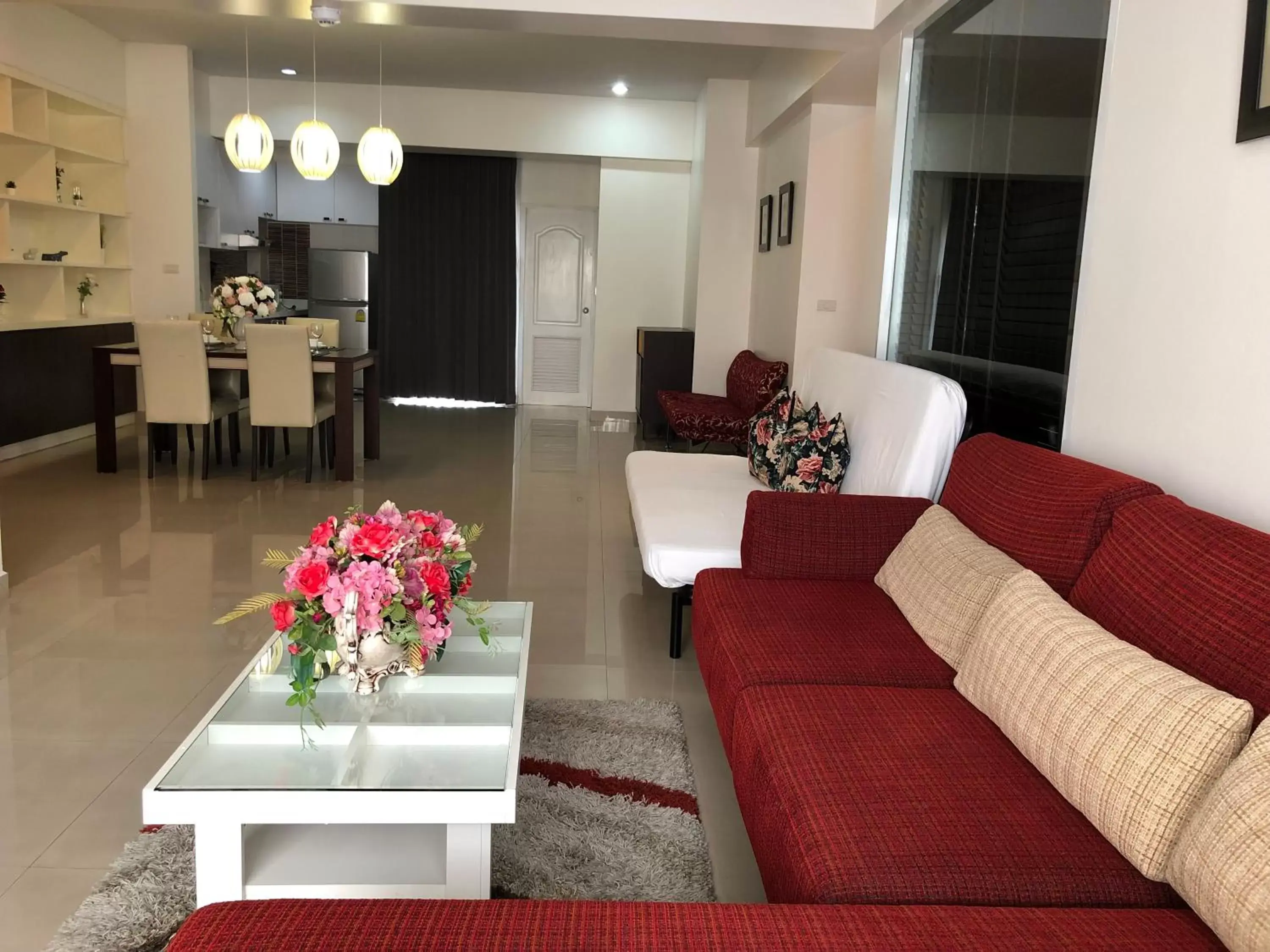 Living room, Seating Area in 14 Place Sukhumvit Suites