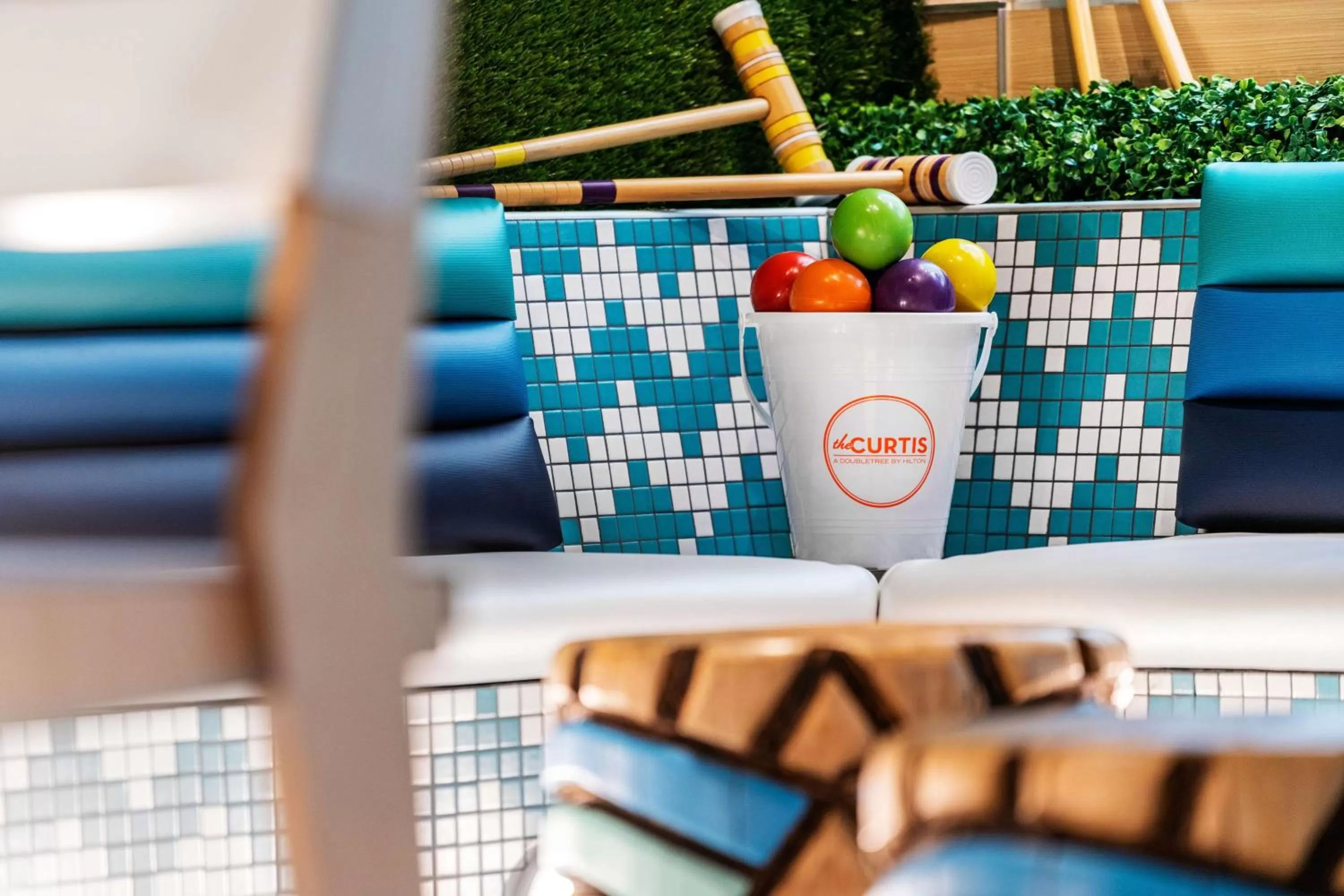 Lobby or reception in the Curtis Denver - A DoubleTree by Hilton Hotel