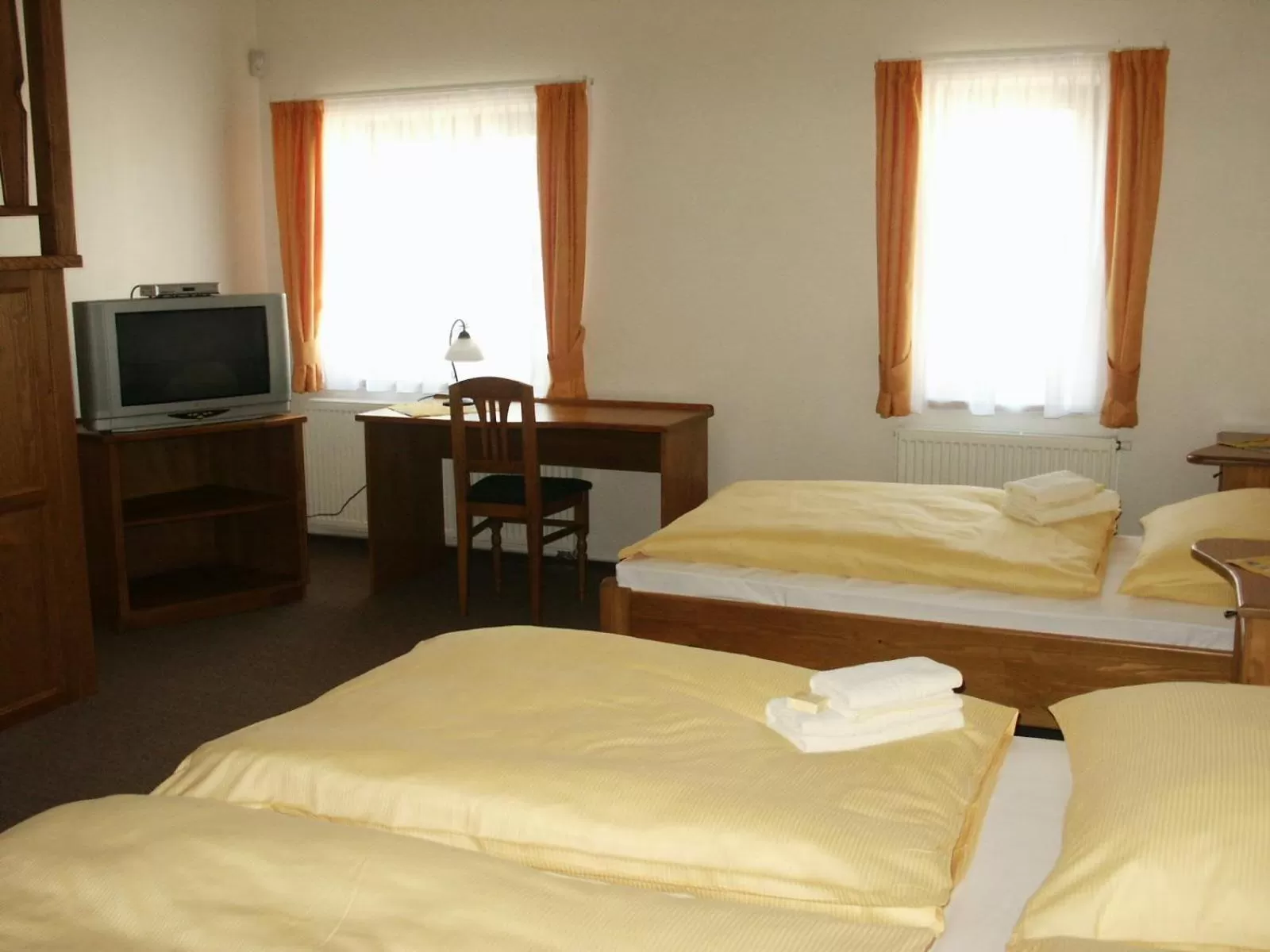 Bed in Hotel Krakonoš