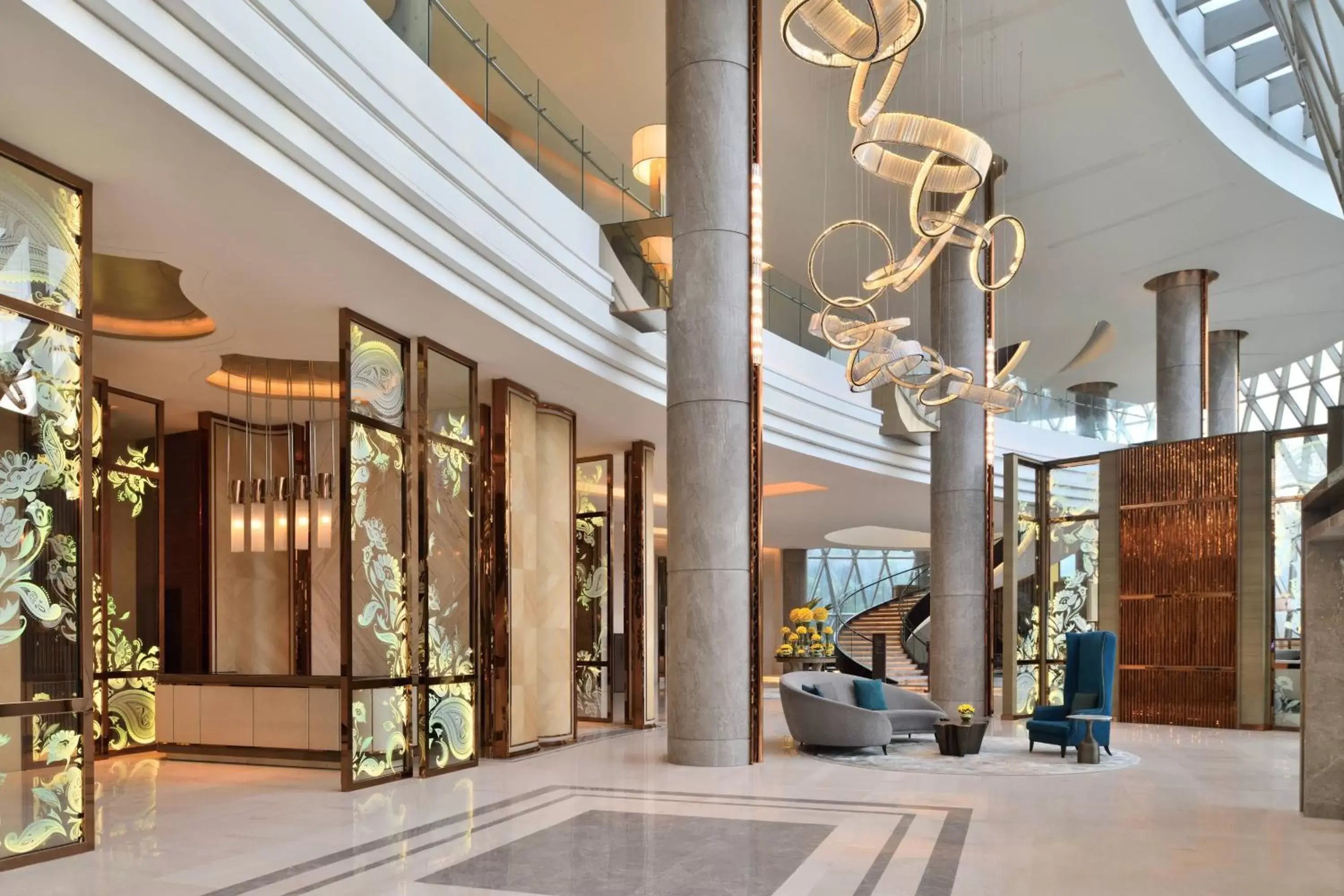Lobby or reception, Fitness Center/Facilities in JW Marriott Hotel Kolkata