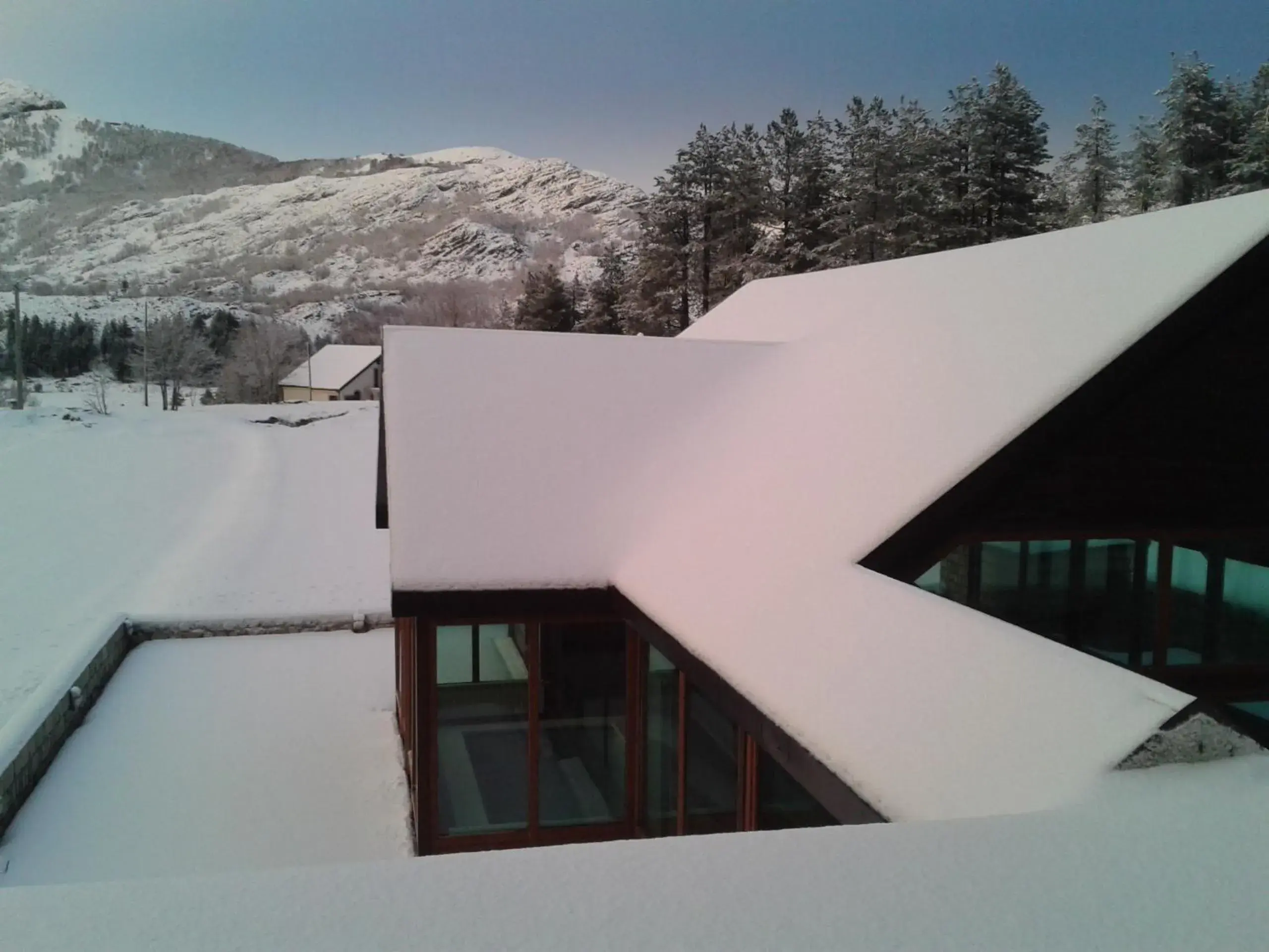 Winter, Property Building in Hotel Monte Rosa