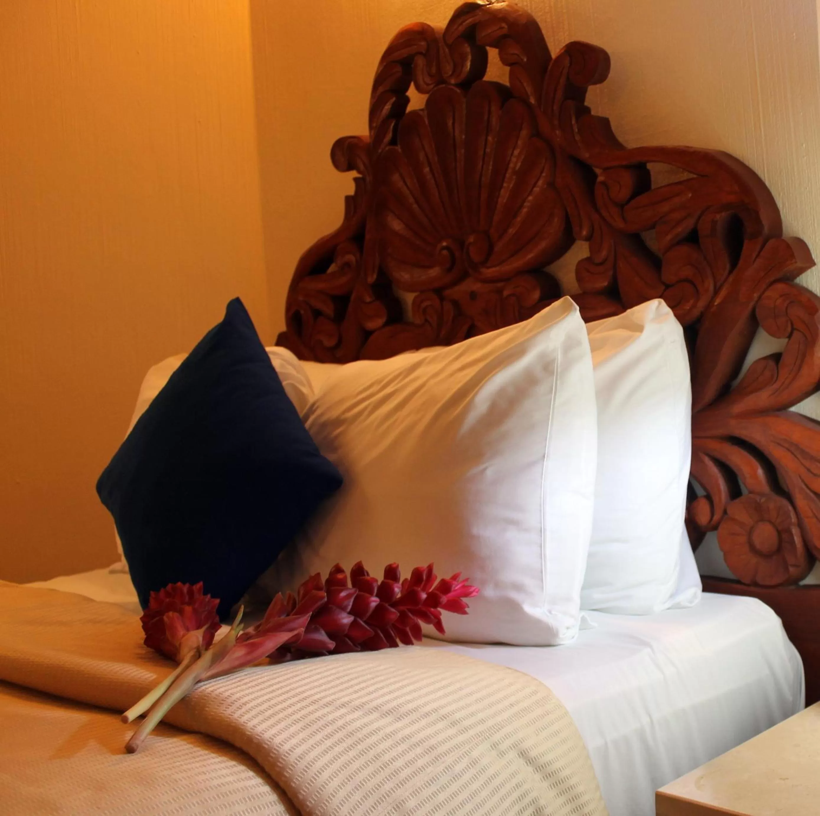 Decorative detail, Bed in Ecotel Quinta Regia