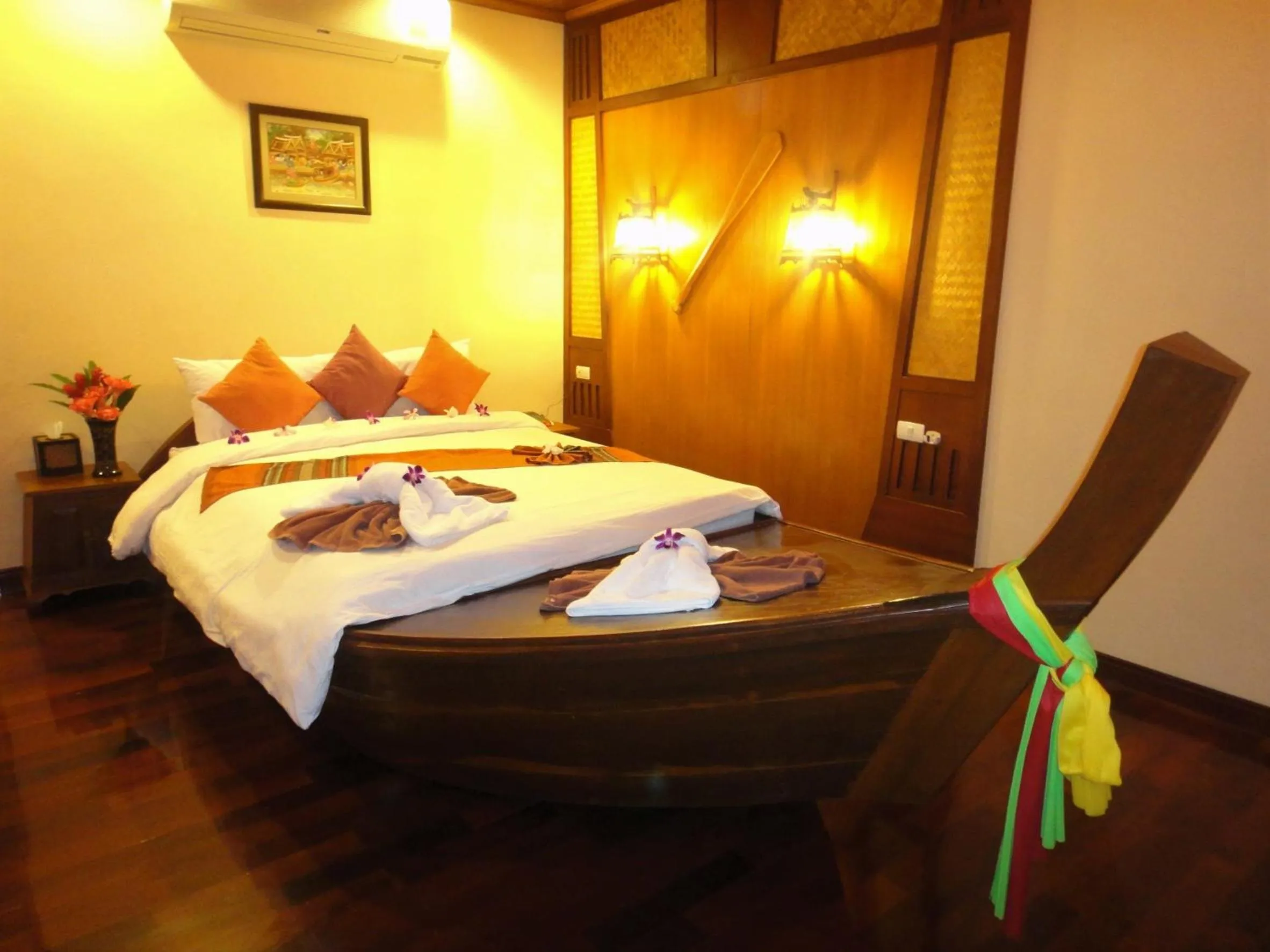 wardrobe, Bed in Andamanee Boutique Resort Aonang Krabi - Free Beach Shuttle
