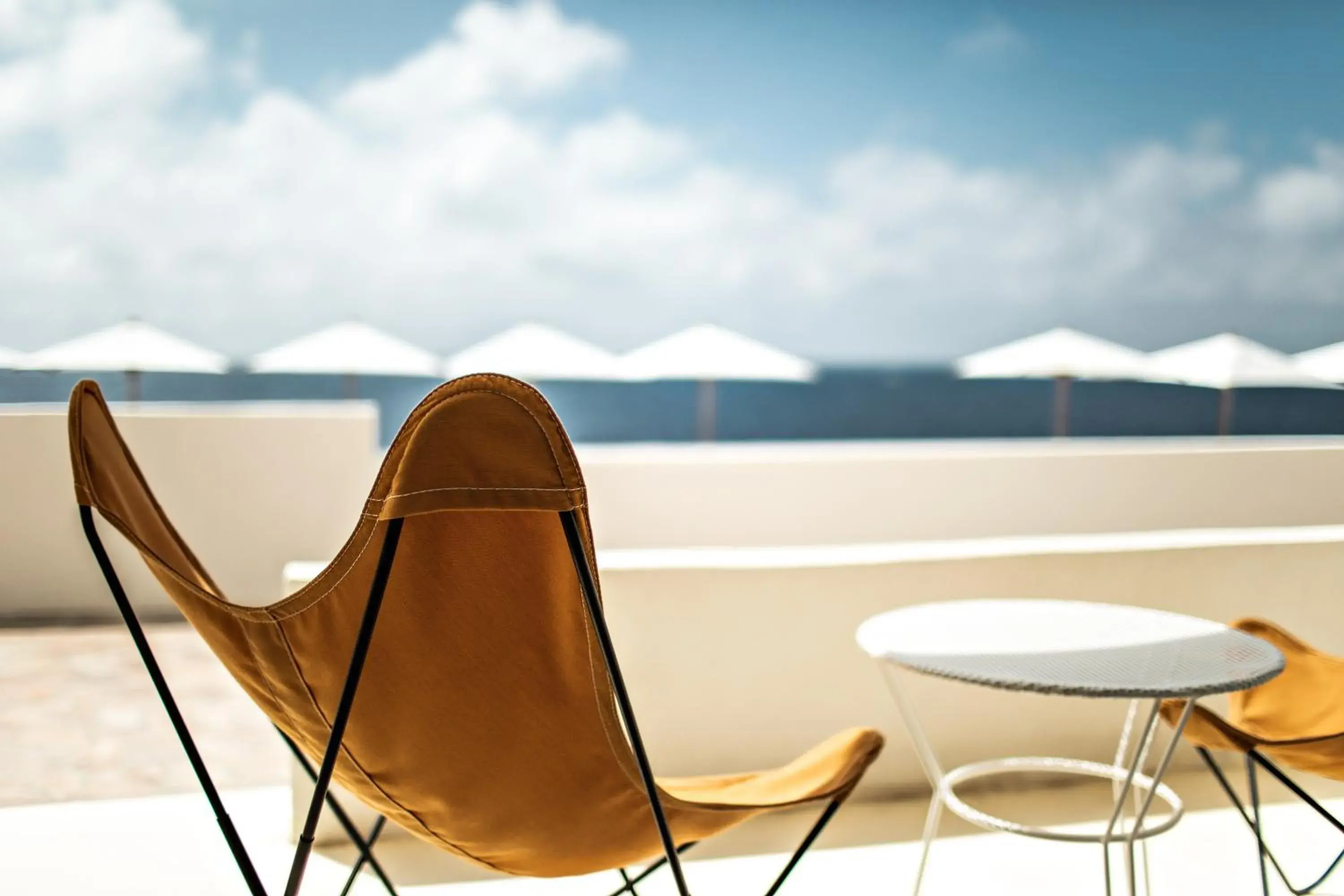 Patio in Hotel Les Roches Rouges