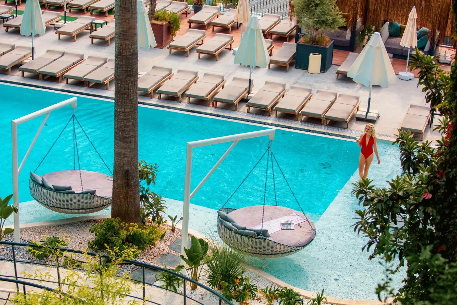 Pool view in Morina Deluxe Hotel