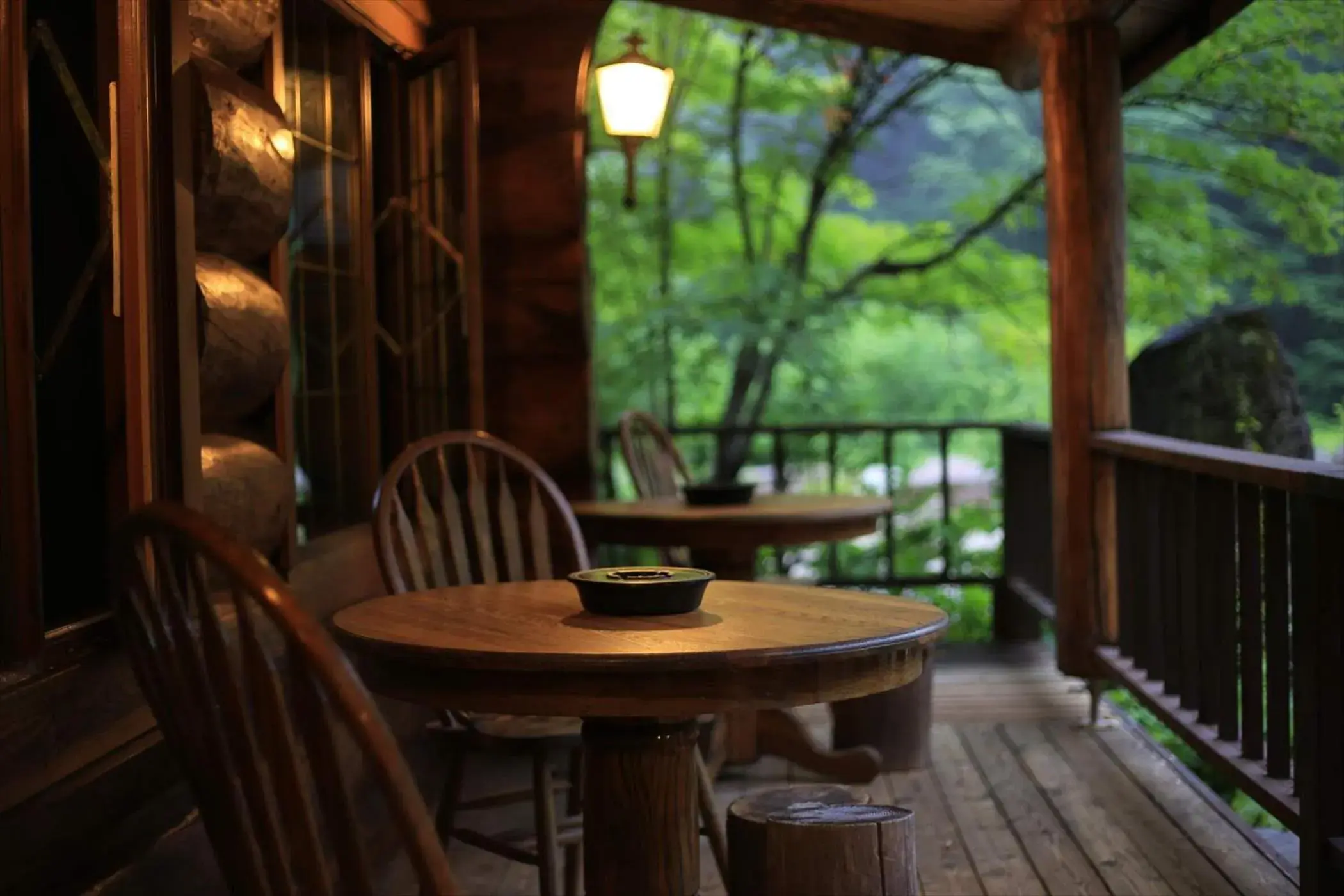 Balcony/Terrace in Hatcho no Yu Hot Spring Ryokan