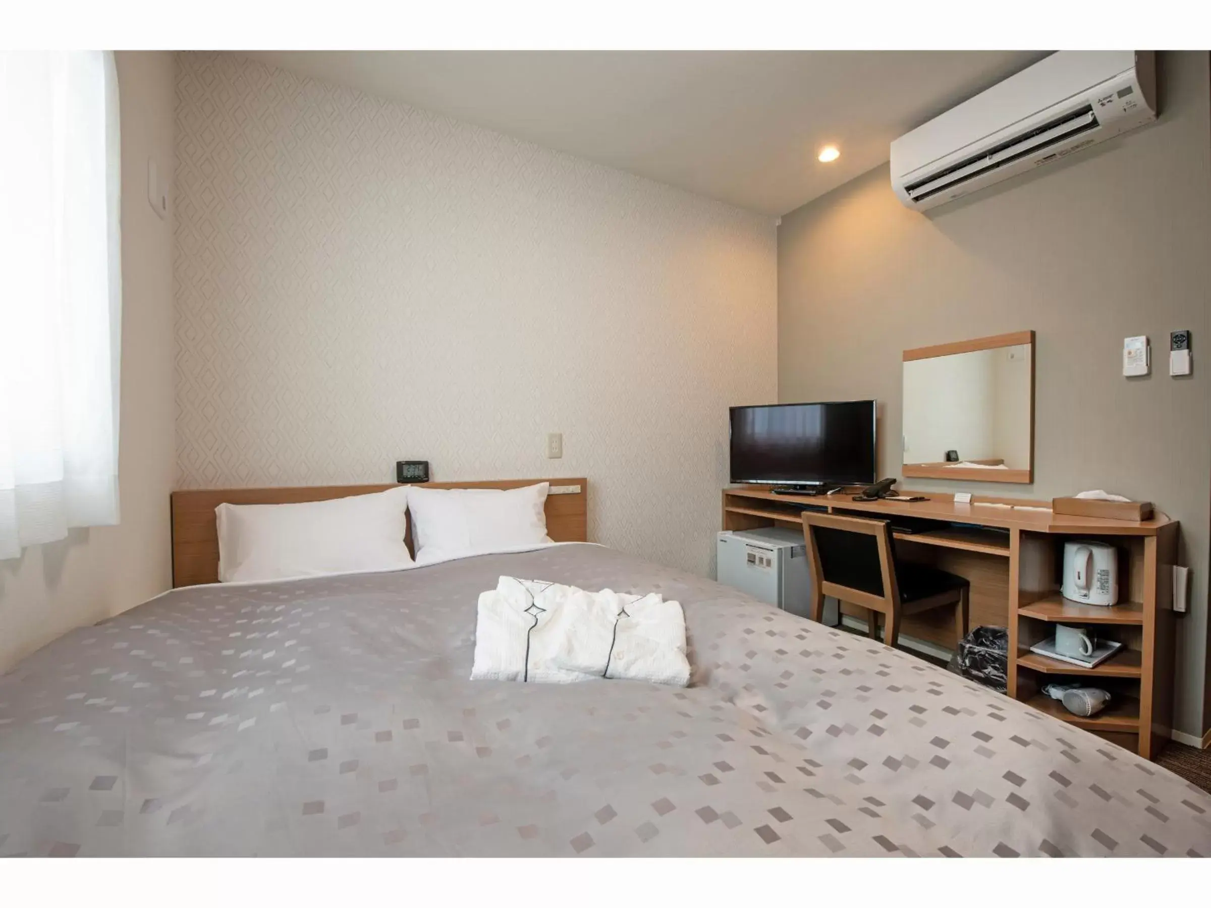 Bed in Amagasaki Plaza Hotel Hanshin Amagasaki