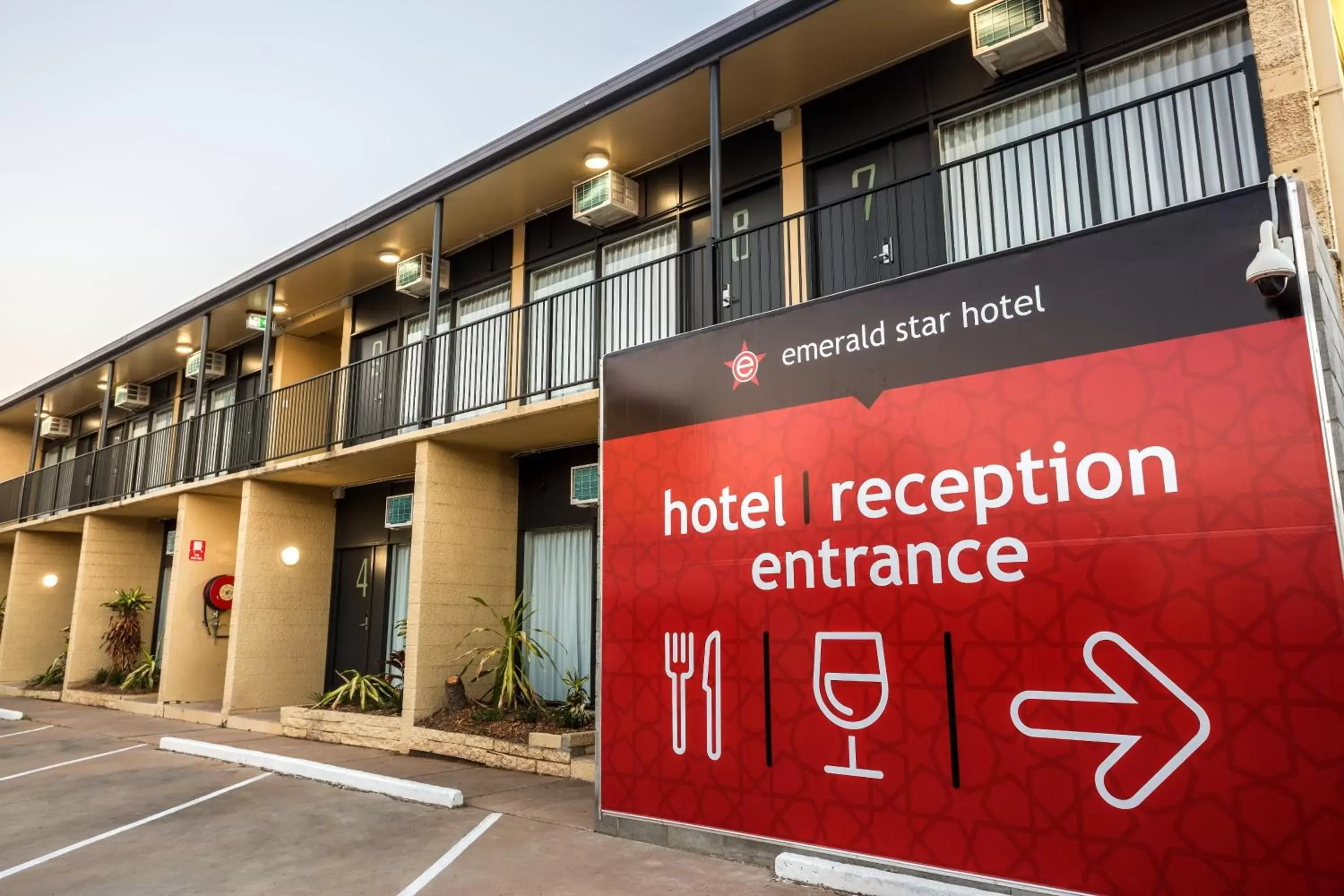 Facade/entrance, Property Building in Nightcap at Emerald Star Hotel