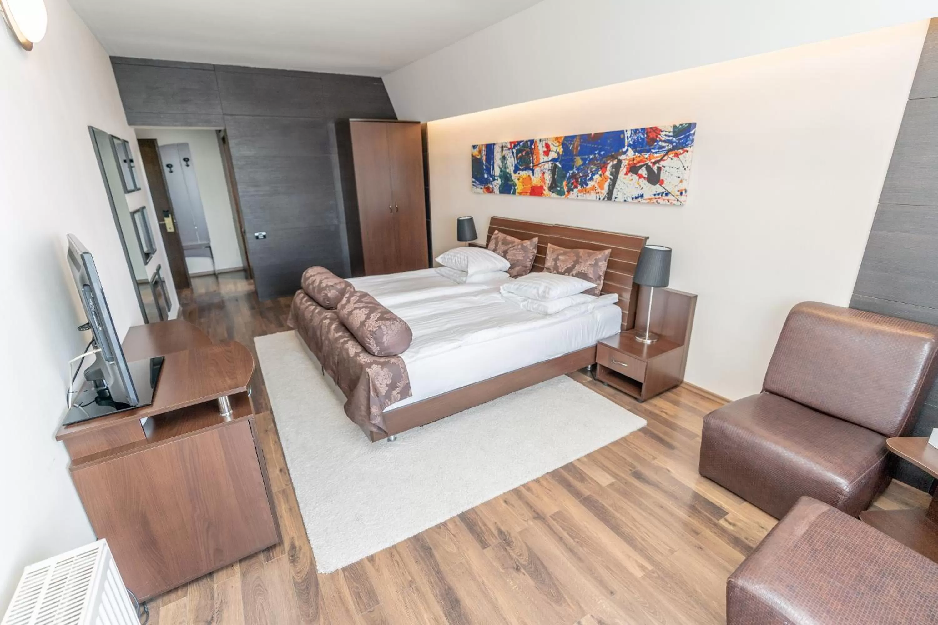 Bed in Hotel Belvedere