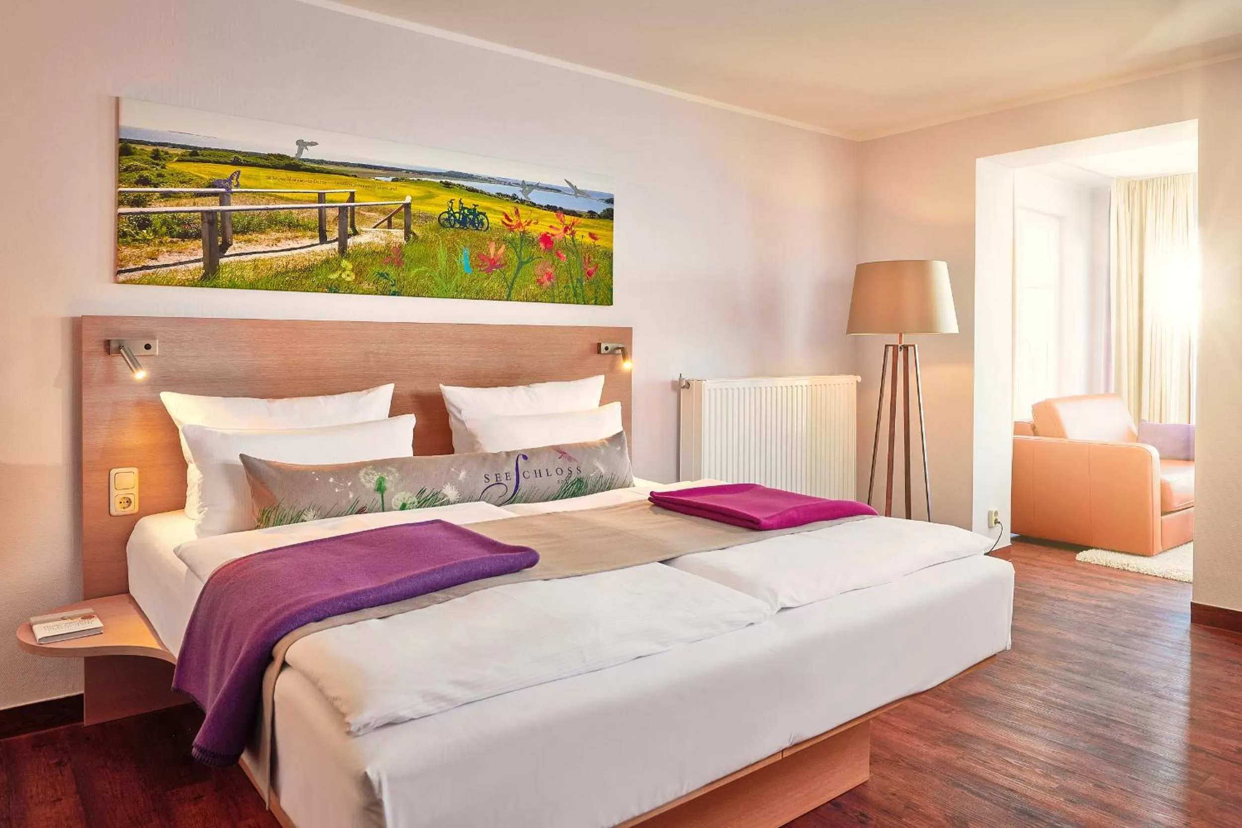 Bed in Seeschloss Sellin