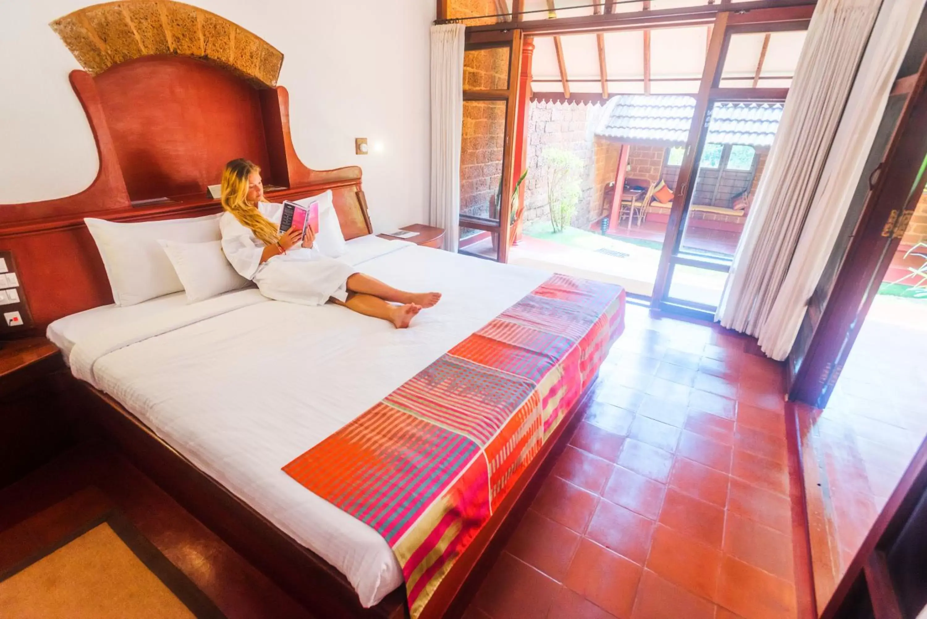 Bedroom, Bed in SwaSwara Gokarna - CGH Earth