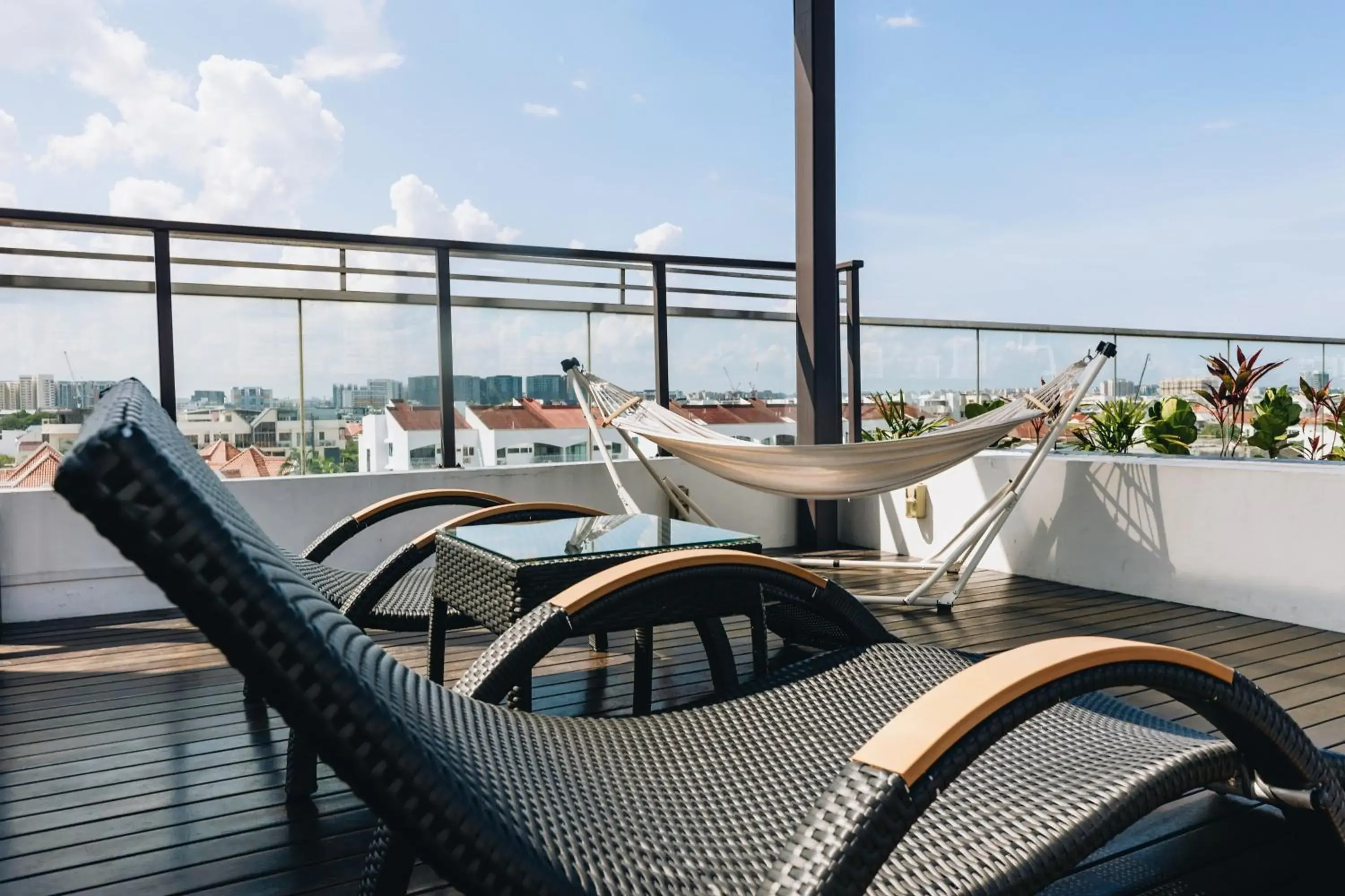 Swimming pool, Balcony/Terrace in Santa Grand Hotel East Coast