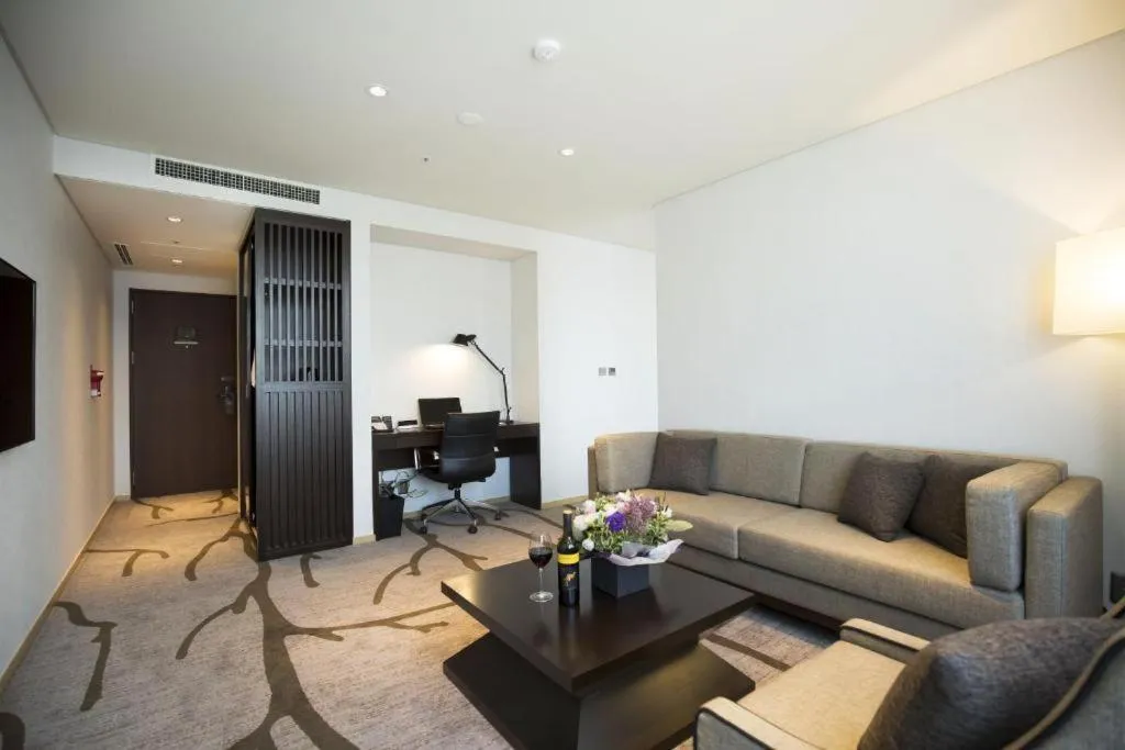 Living room in Arirang Hill Hotel Dongdaemun