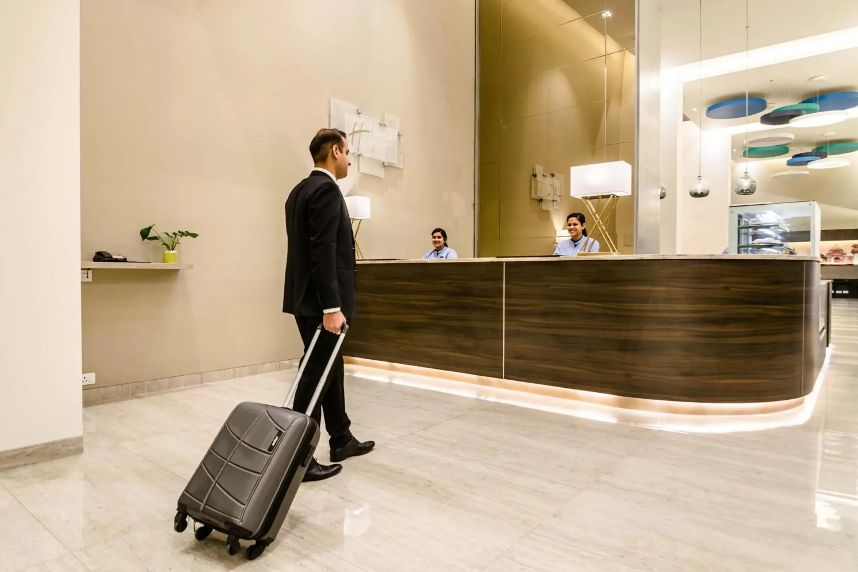 Lobby or reception in Holiday Inn Express Kolkata Airport, an IHG Hotel