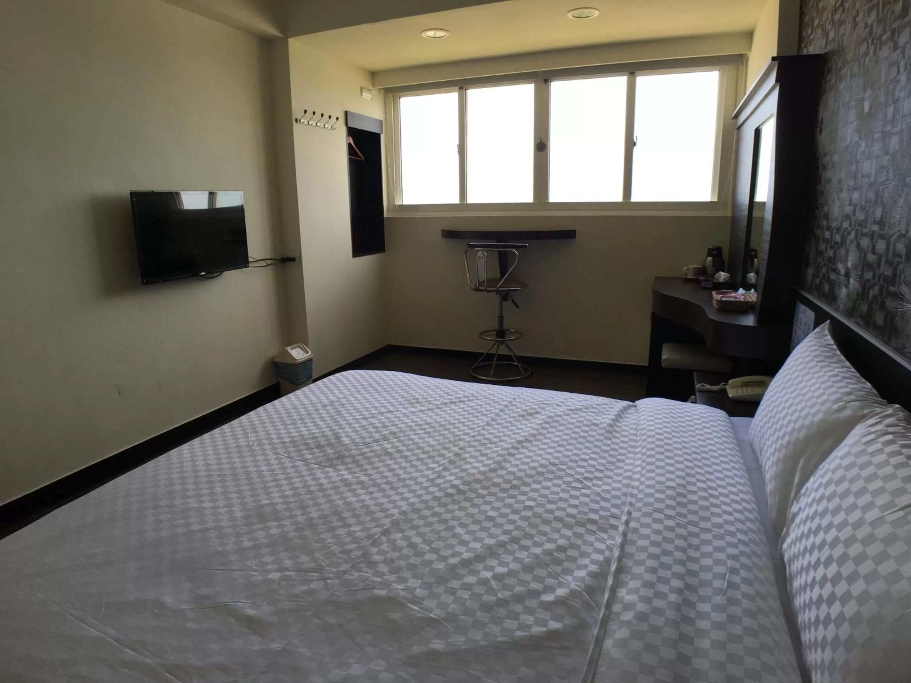 Decorative detail, Bed in Penghu An-I Hotel