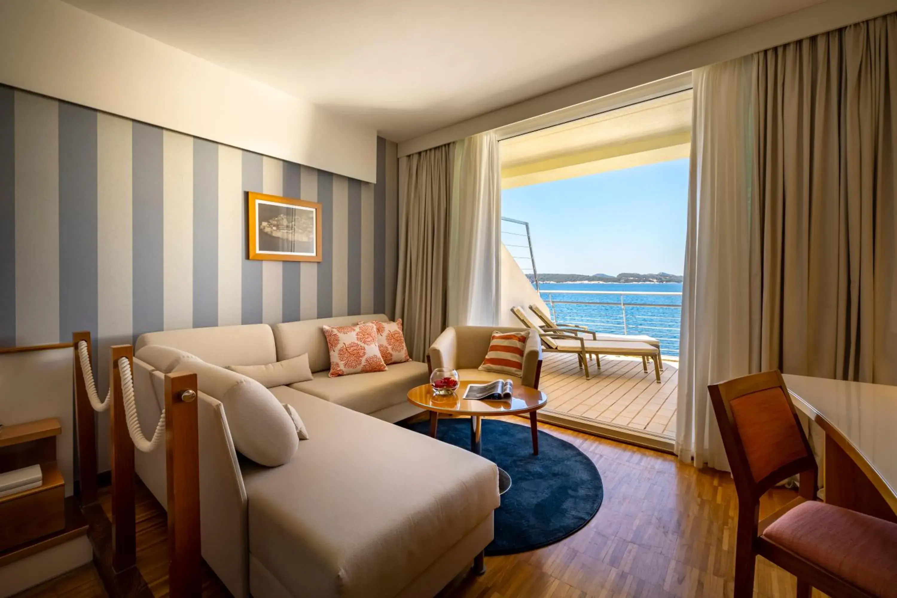 Bedroom, Seating Area in Dubrovnik President Valamar Collection Hotel