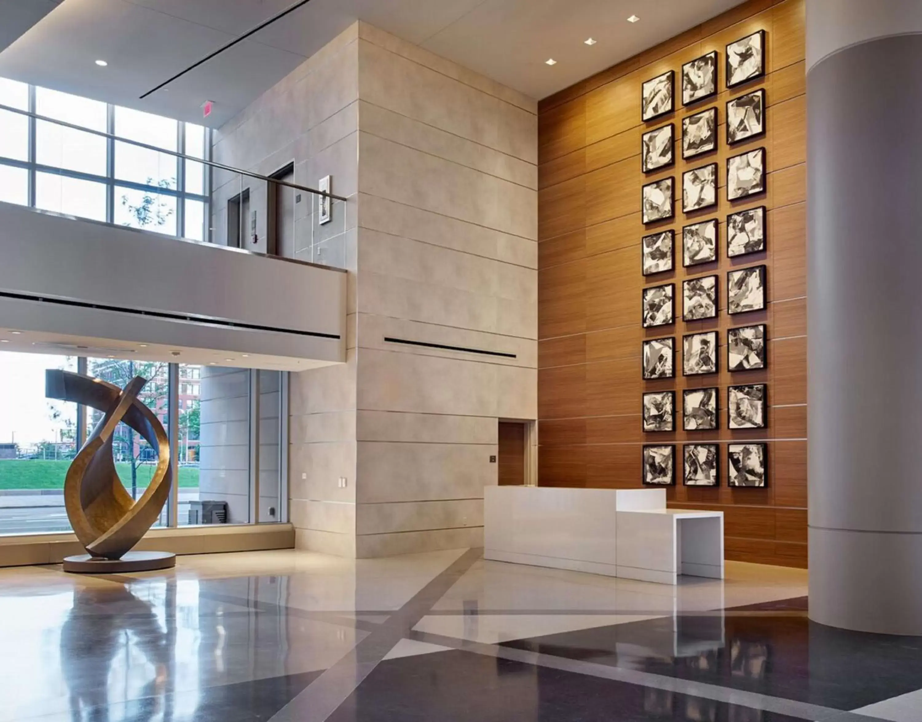 Lobby or reception in Hilton Cleveland Downtown Lobby or reception in Hilton Cleveland Downtown