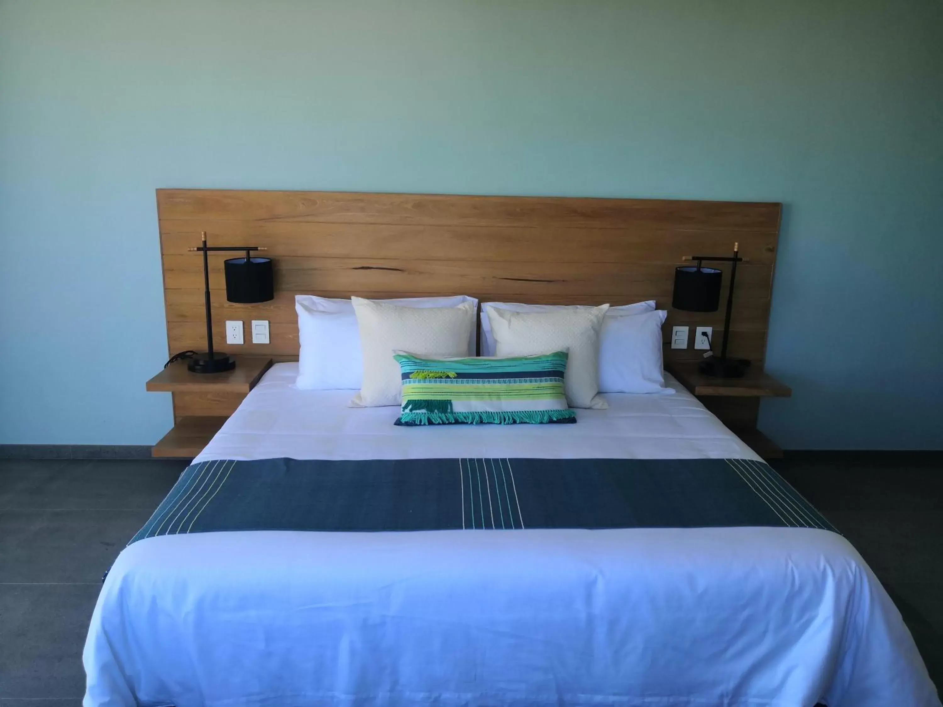 Bed in Hotel Basalto