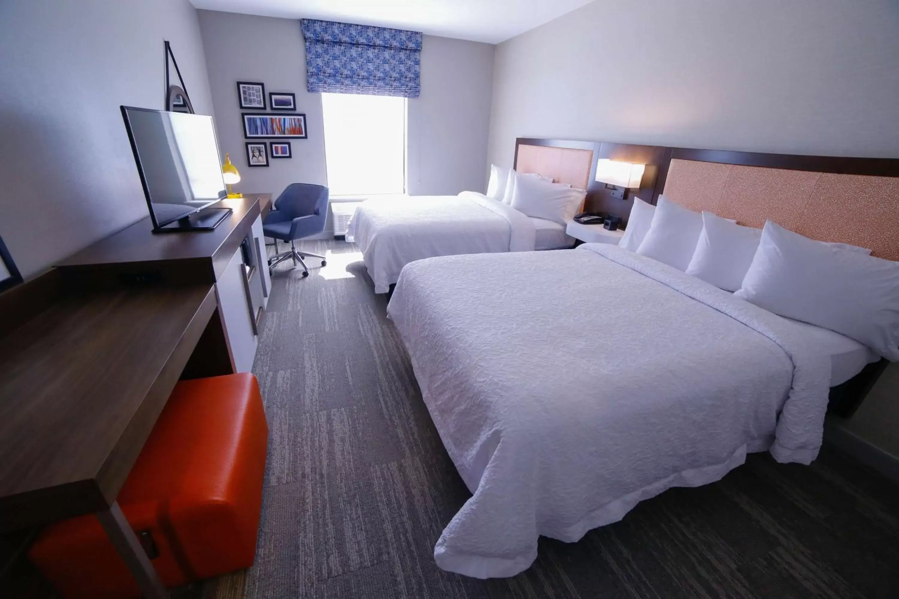 Bedroom, Bed in Hampton Inn & Suites Forest City