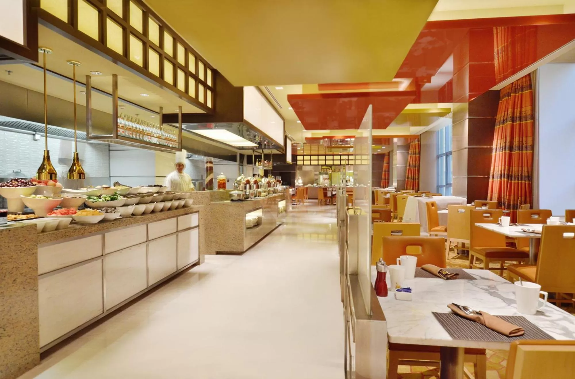 Restaurant/places to eat in Courtyard by Marriott Hangzhou Wulin