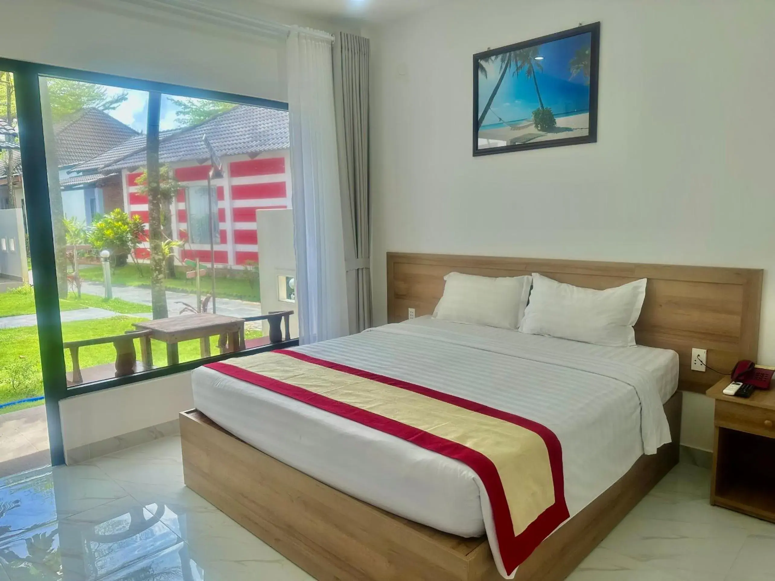 Bed in Orange Resort