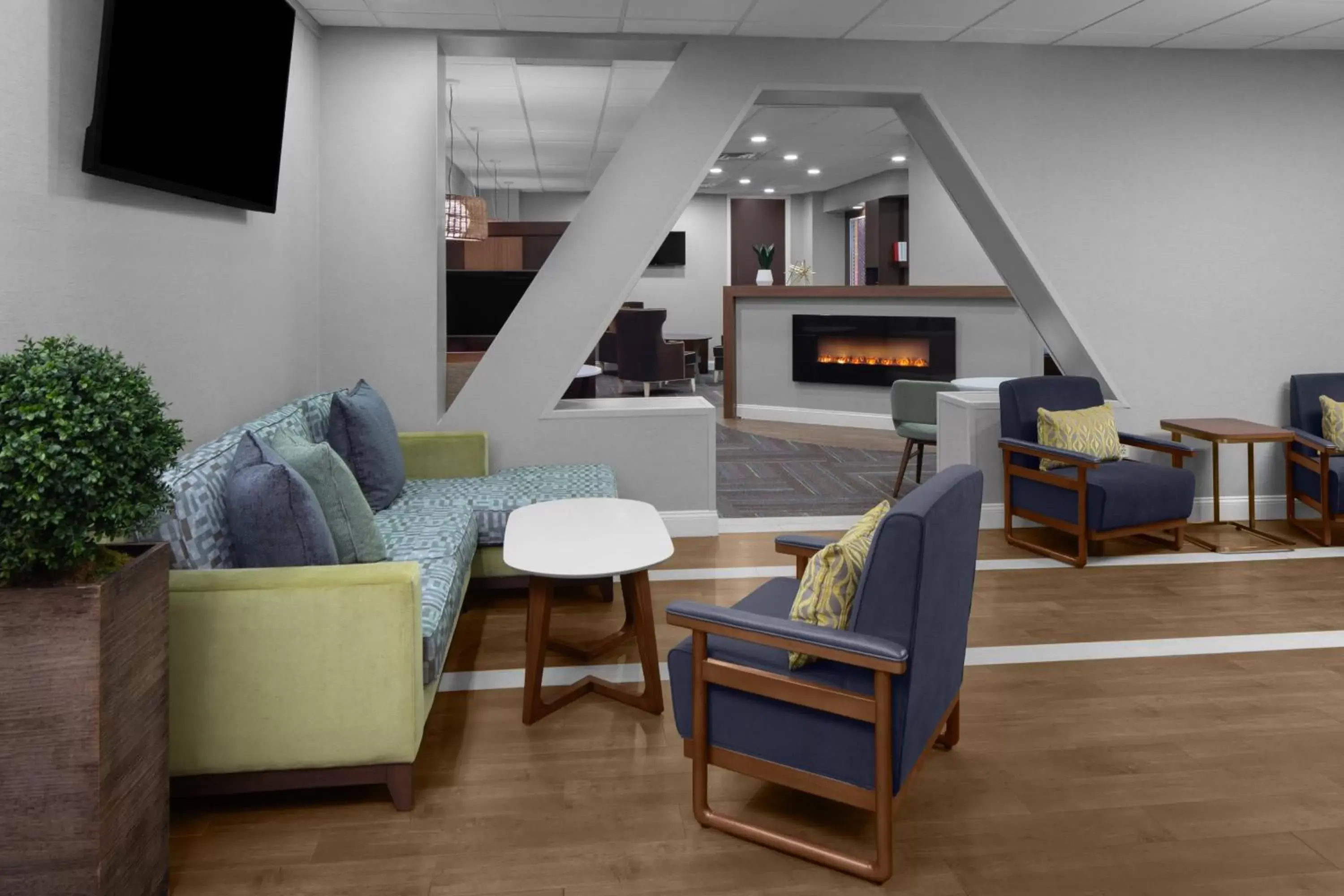 Lobby or reception, Seating Area in Residence Inn White Plains Westchester County