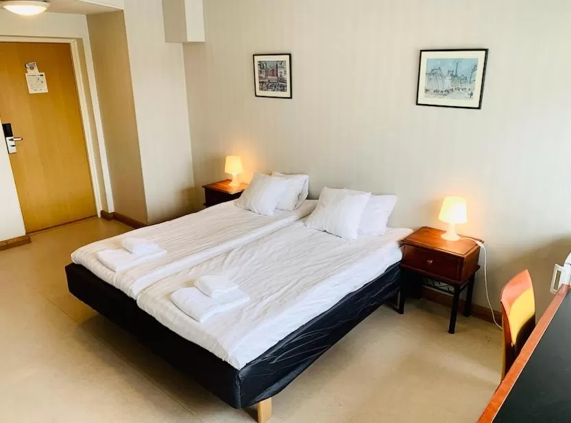 Bed in Hotelli Uninen Kotka