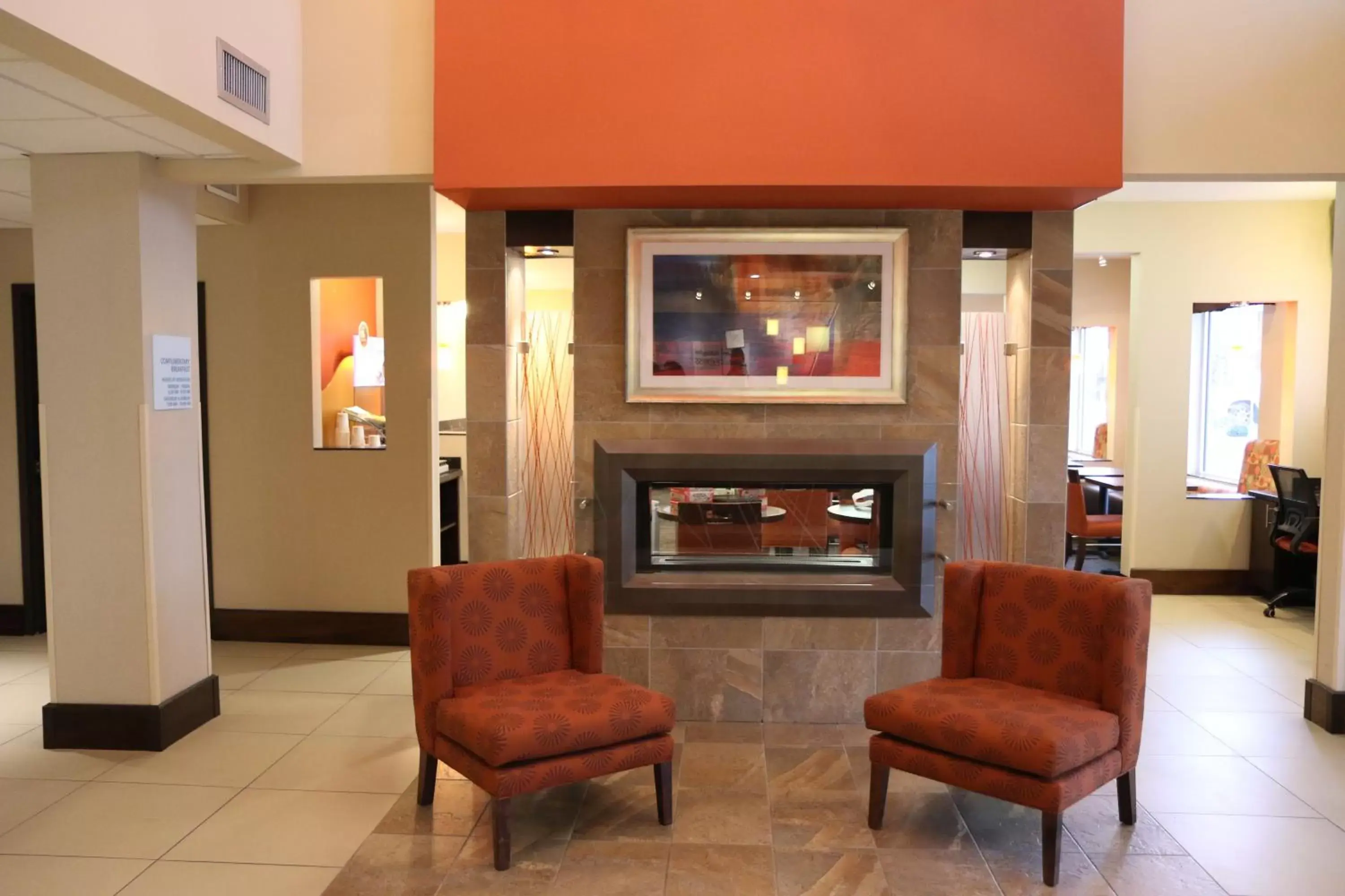 Property building, Seating Area in Holiday Inn Express Pittsburgh - Munhall, an IHG Hotel