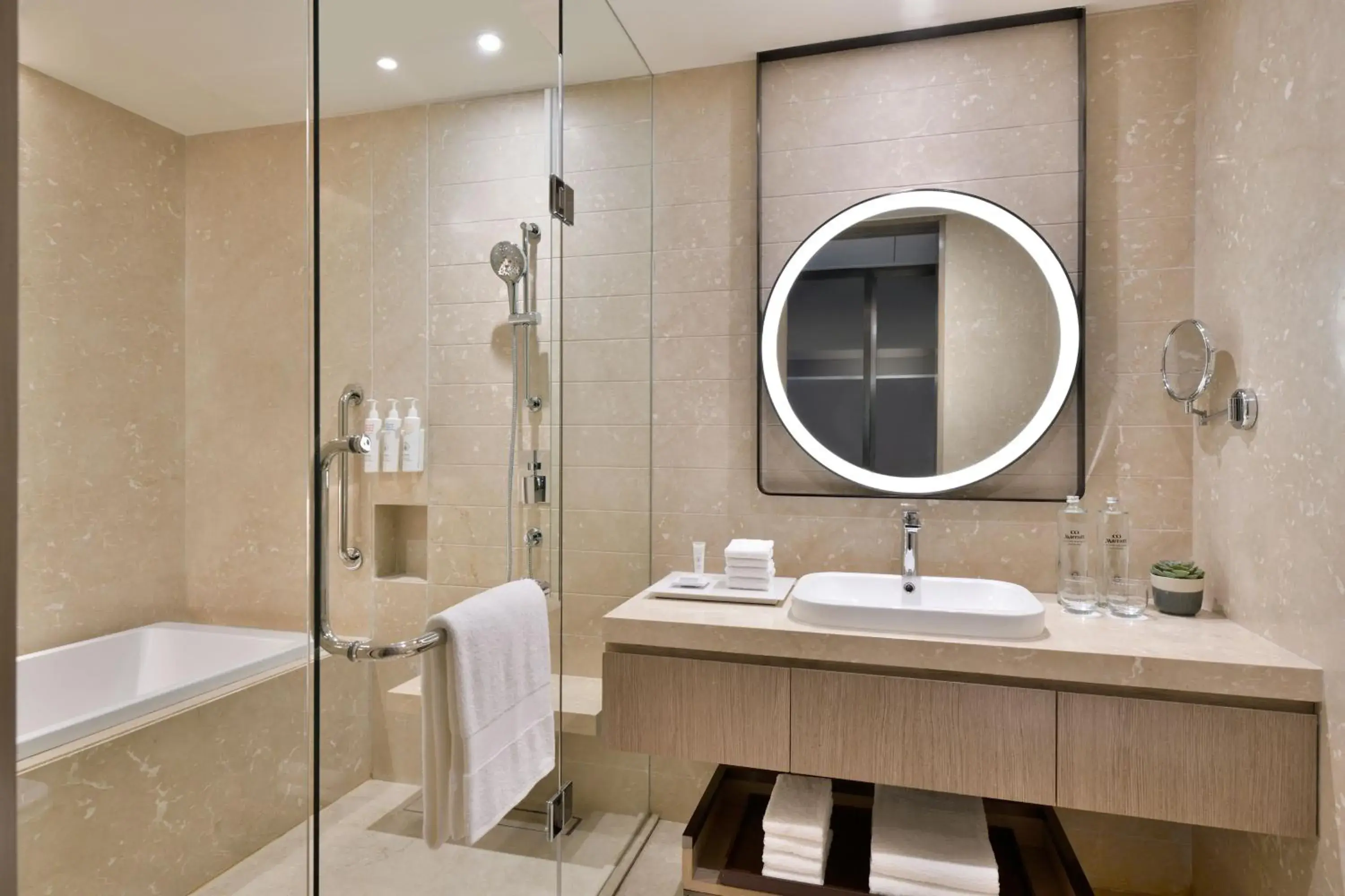 Bathroom in Marriott Executive Apartments Navi Mumbai