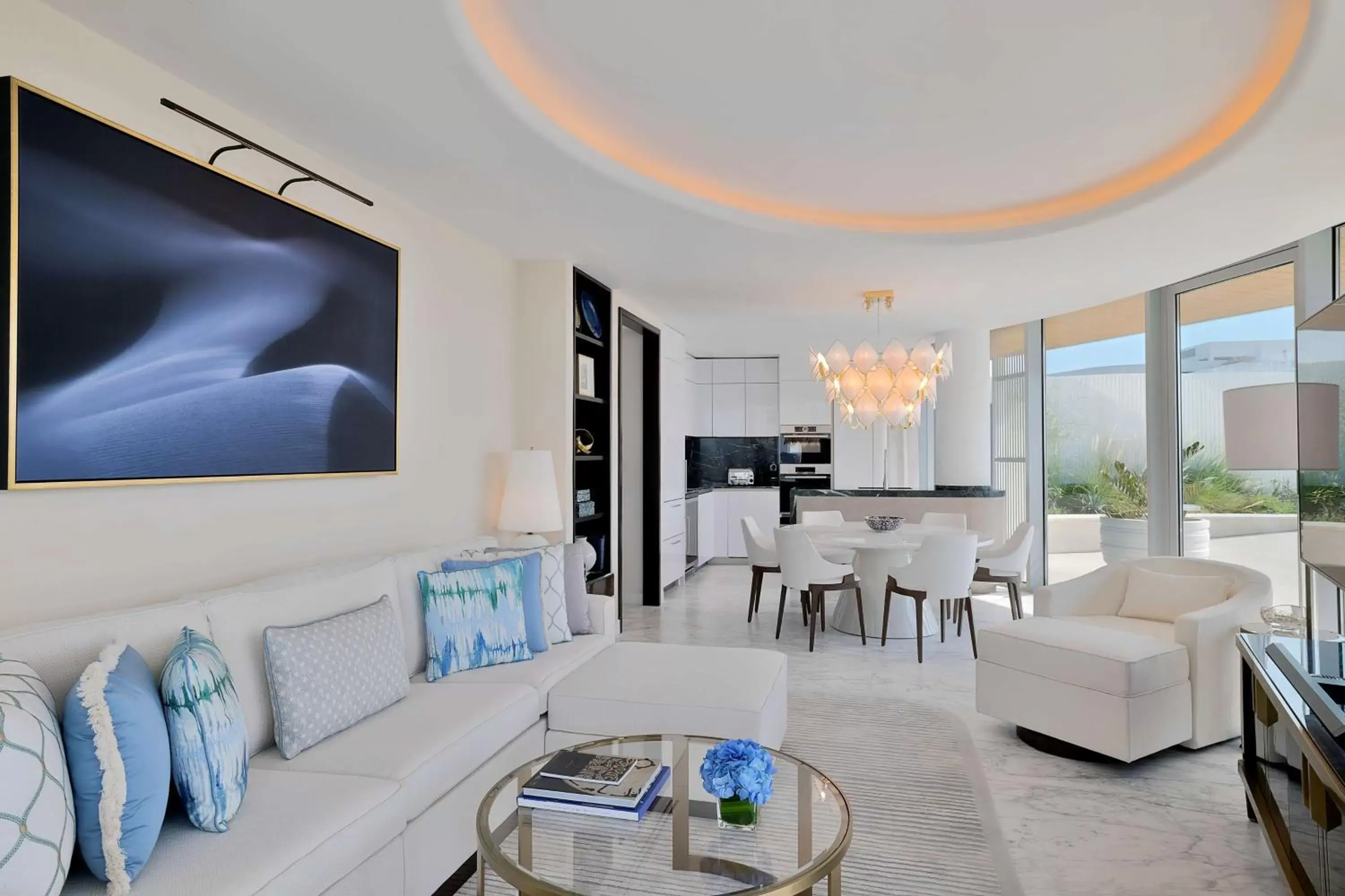 Living room, Seating Area in Waldorf Astoria Lusail, Doha