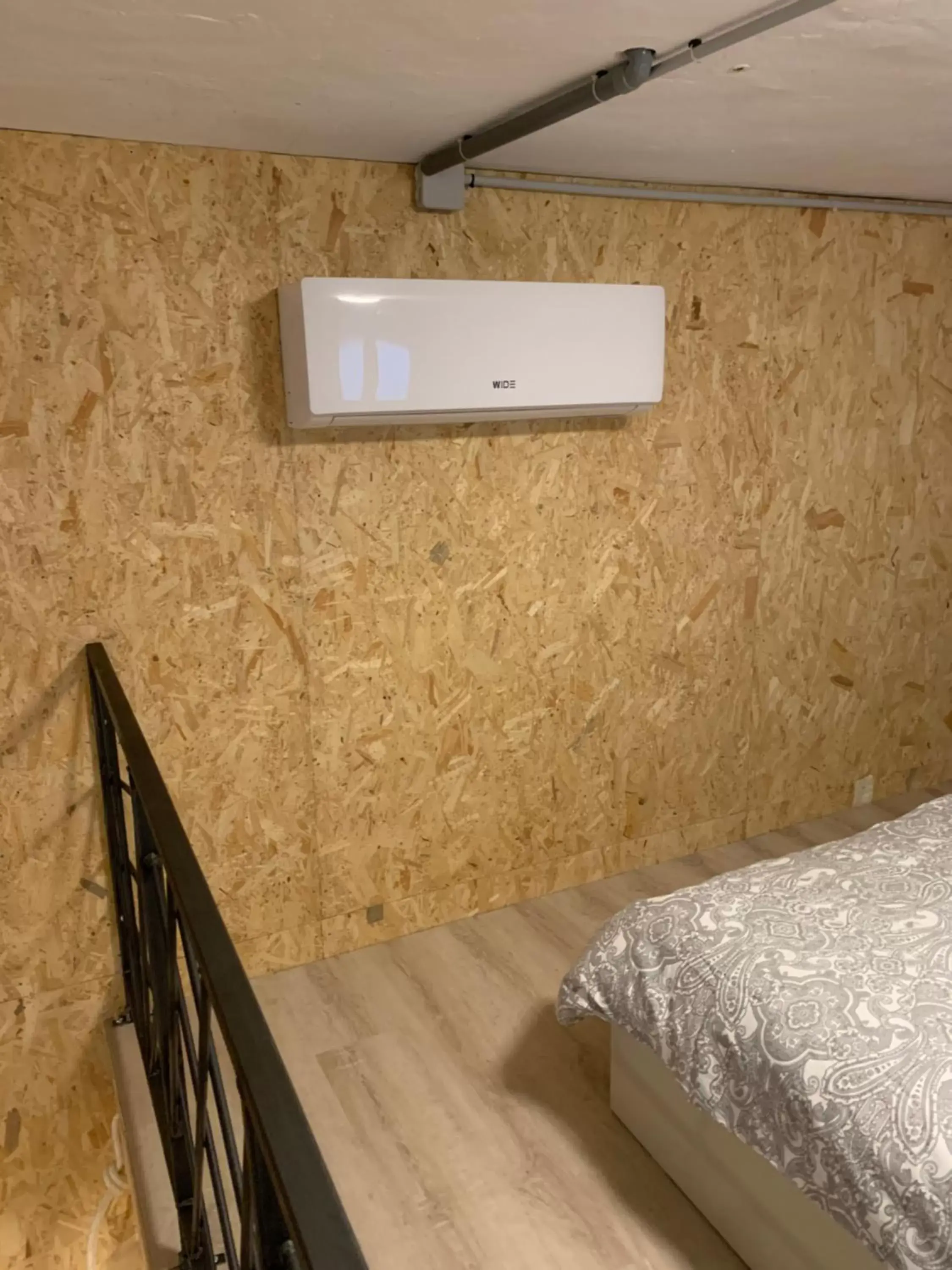 air conditioner, Bed in Soho Boho Apartments - with sunny rooftop terrace and fiber optic internet