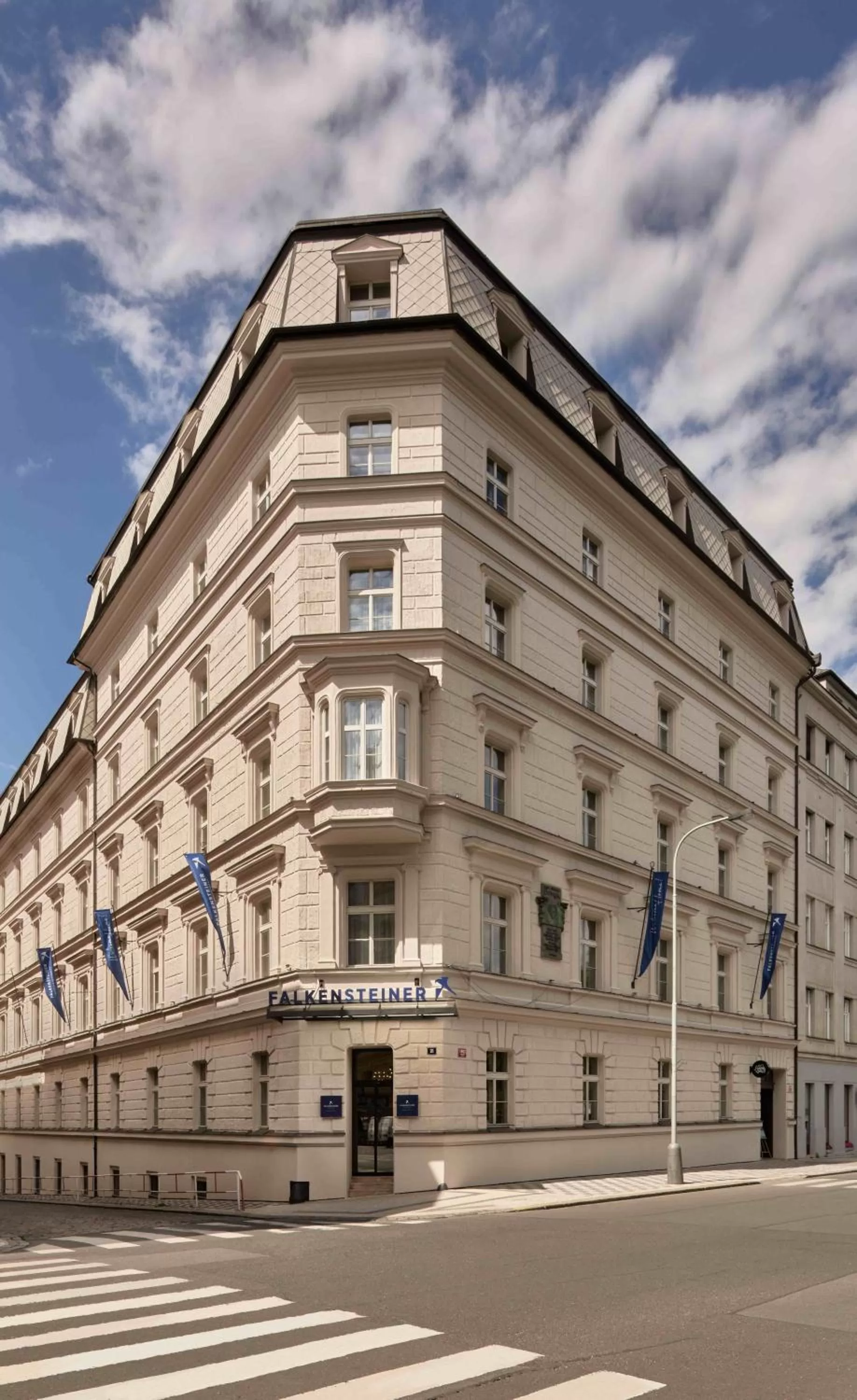 Property building in Falkensteiner Boutique Hotel Prague