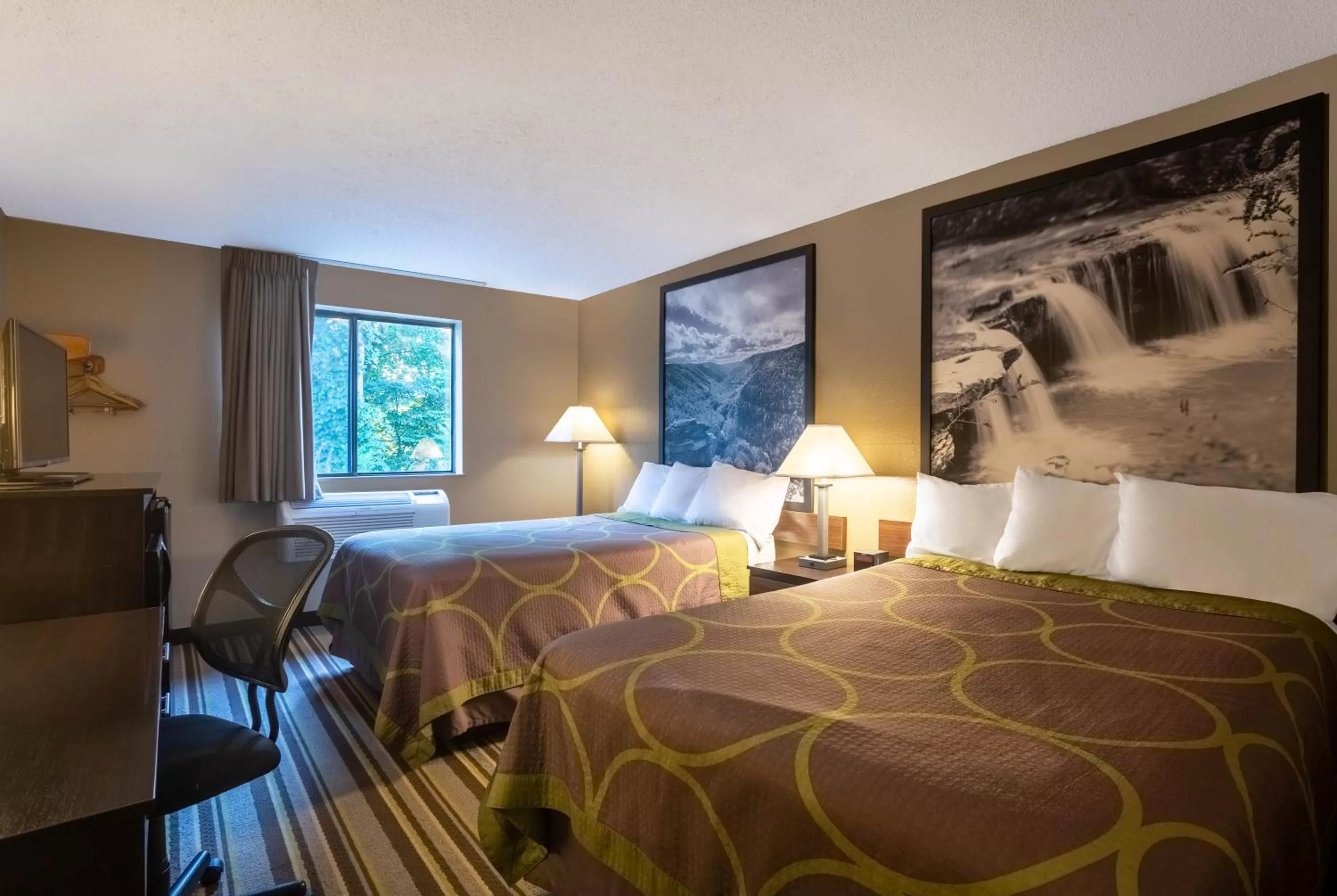 Bedroom, Bed in Super 8 by Wyndham Elkins