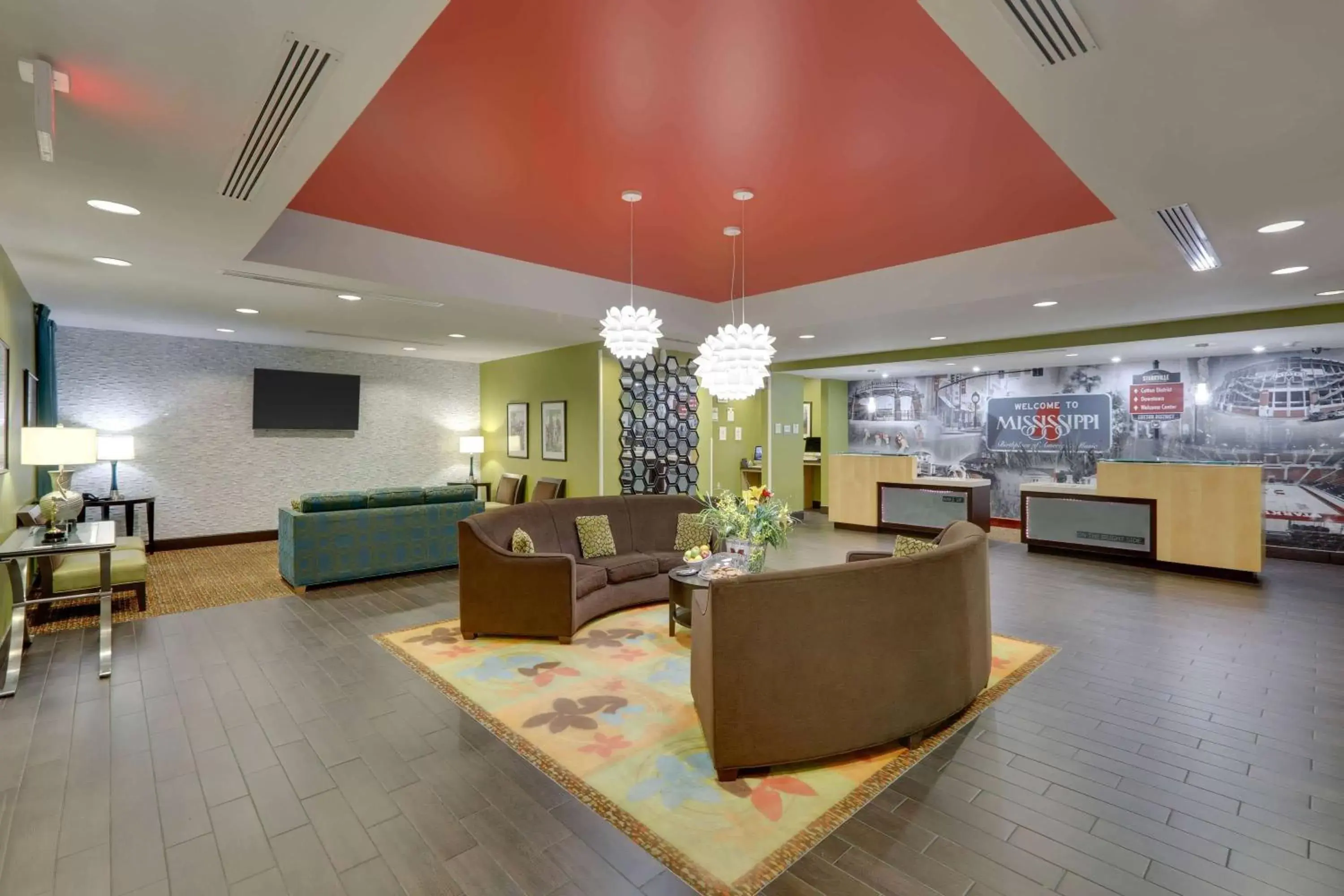 Lobby or reception, Lobby/Reception in La Quinta by Wyndham Starkville at MSU