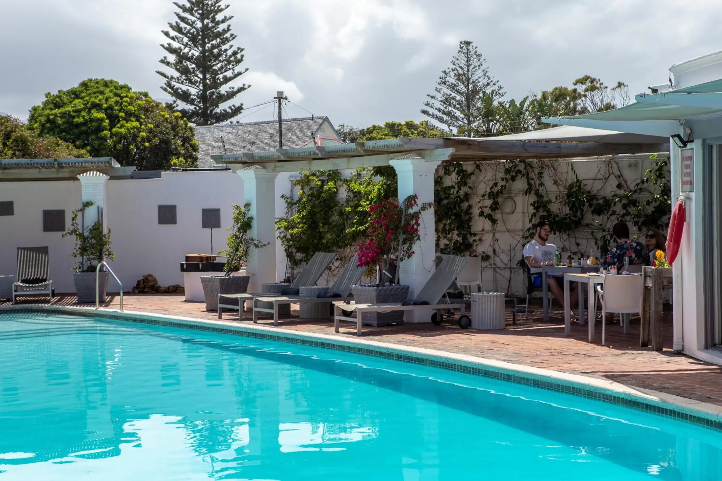 Balcony/Terrace, Swimming Pool in Whale Rock Luxury Lodge
