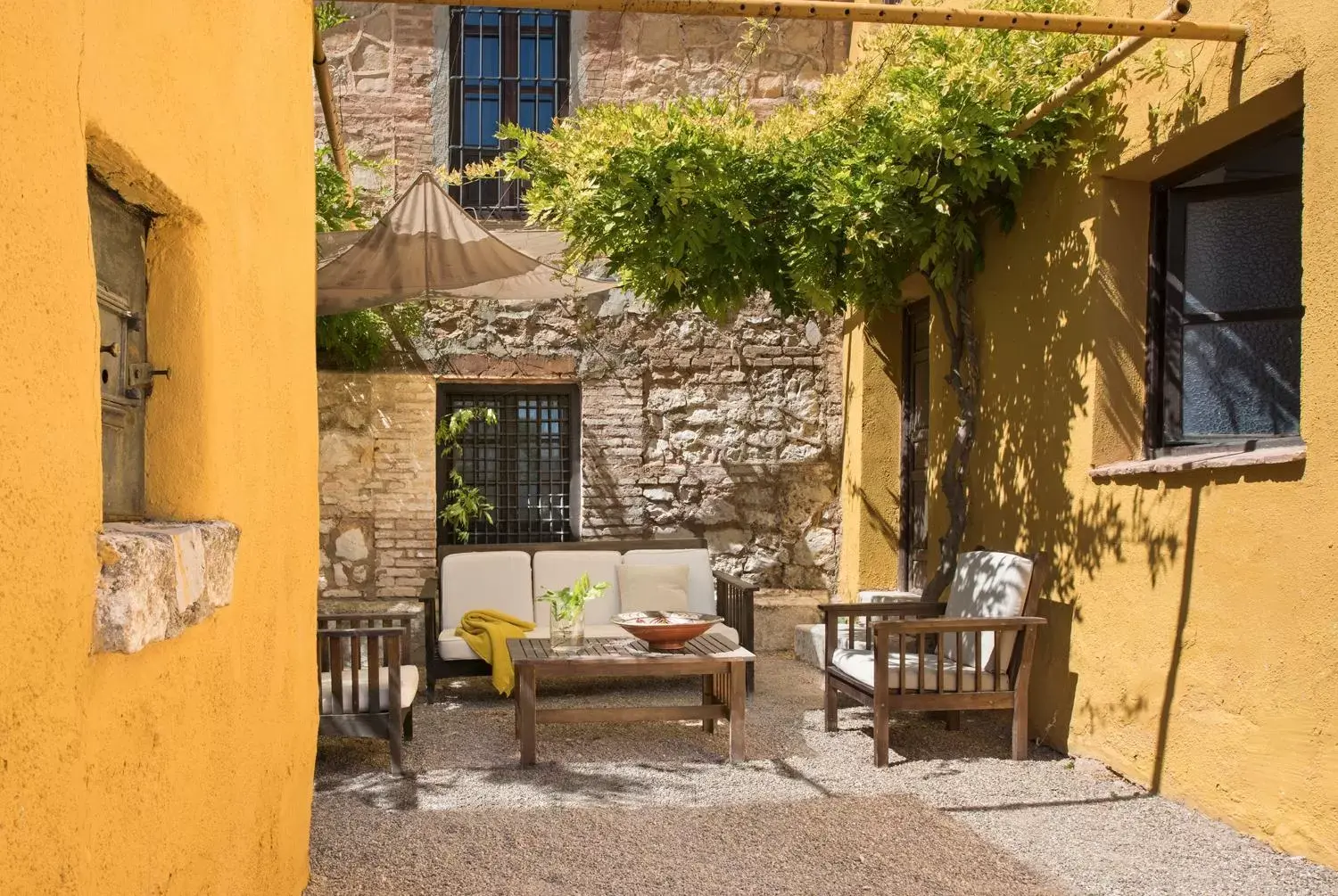 Patio in Hotel Cortijo del Marqués