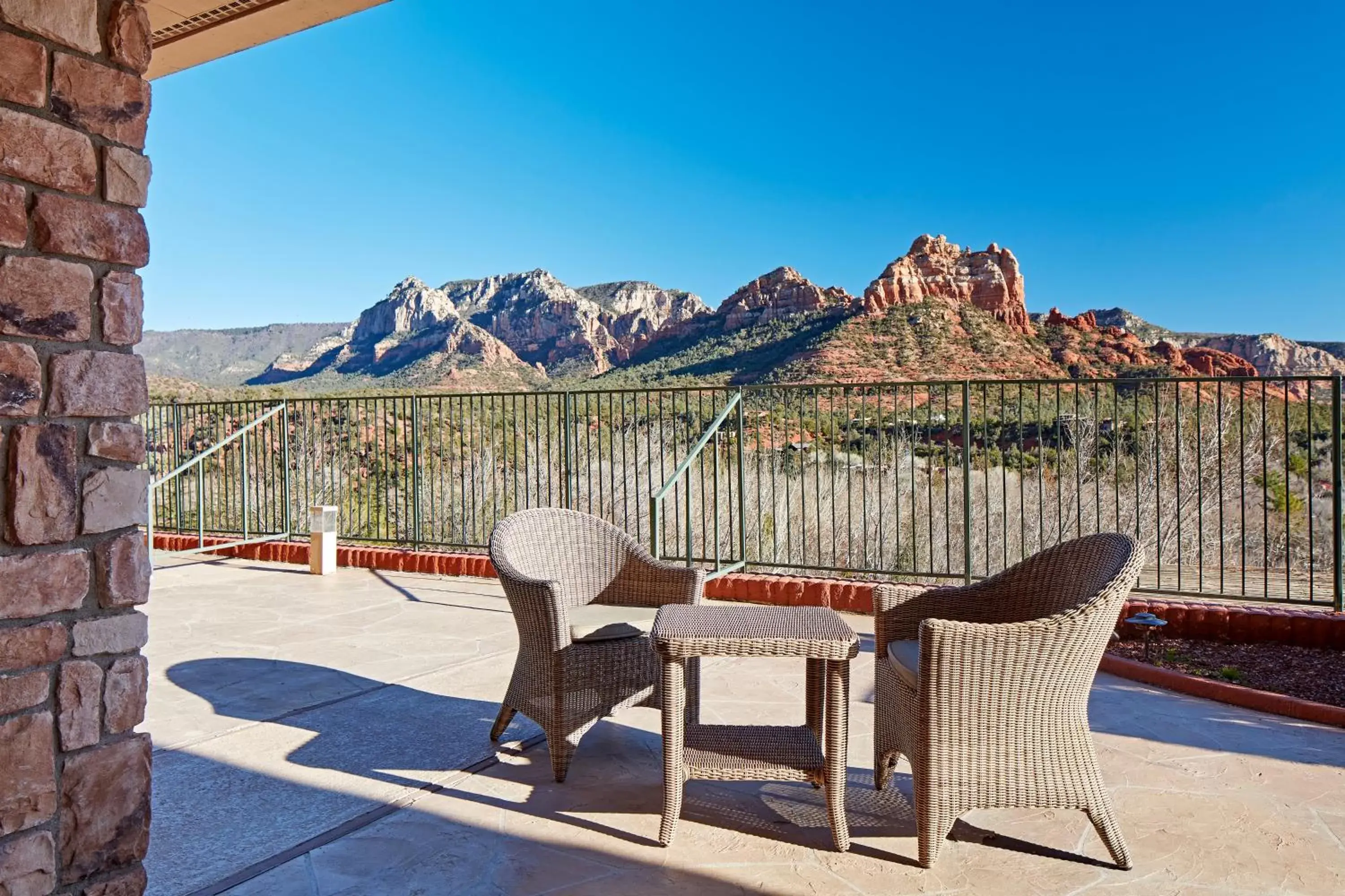 Patio in Orchards Inn