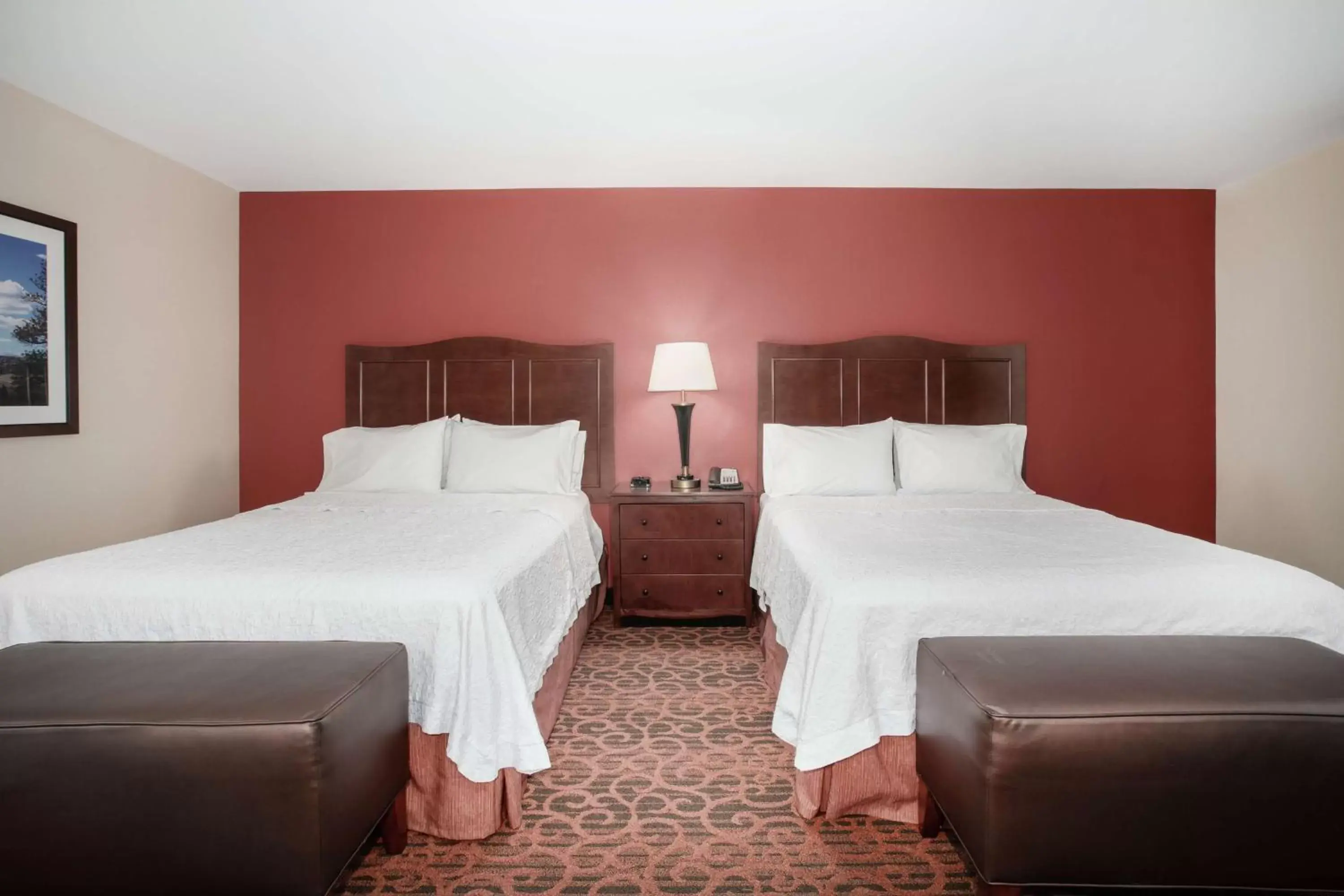 Bed in Hampton Inn and Suites Denver/South-RidgeGate