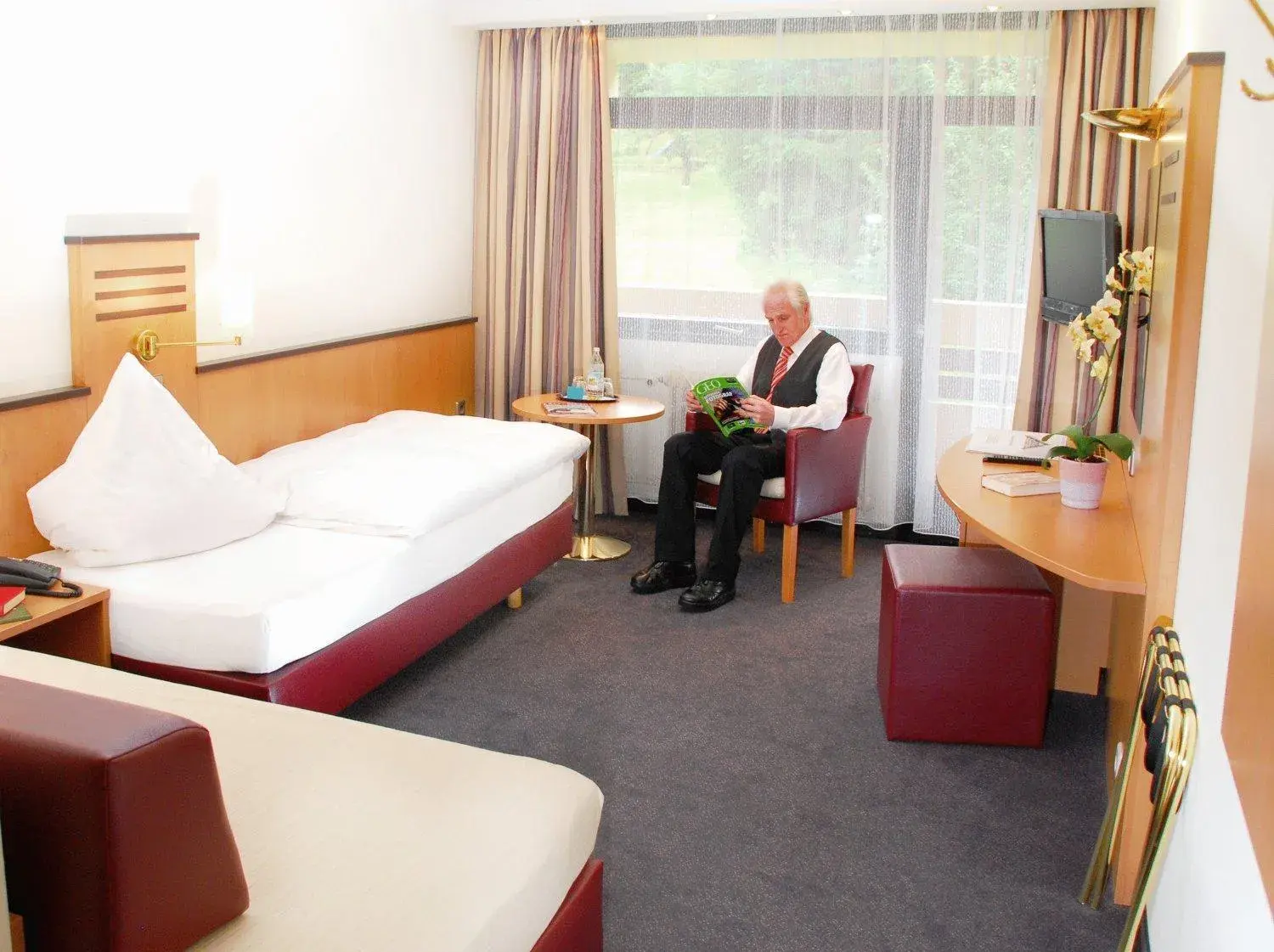 Photo of the whole room in Hotel Bergfrieden