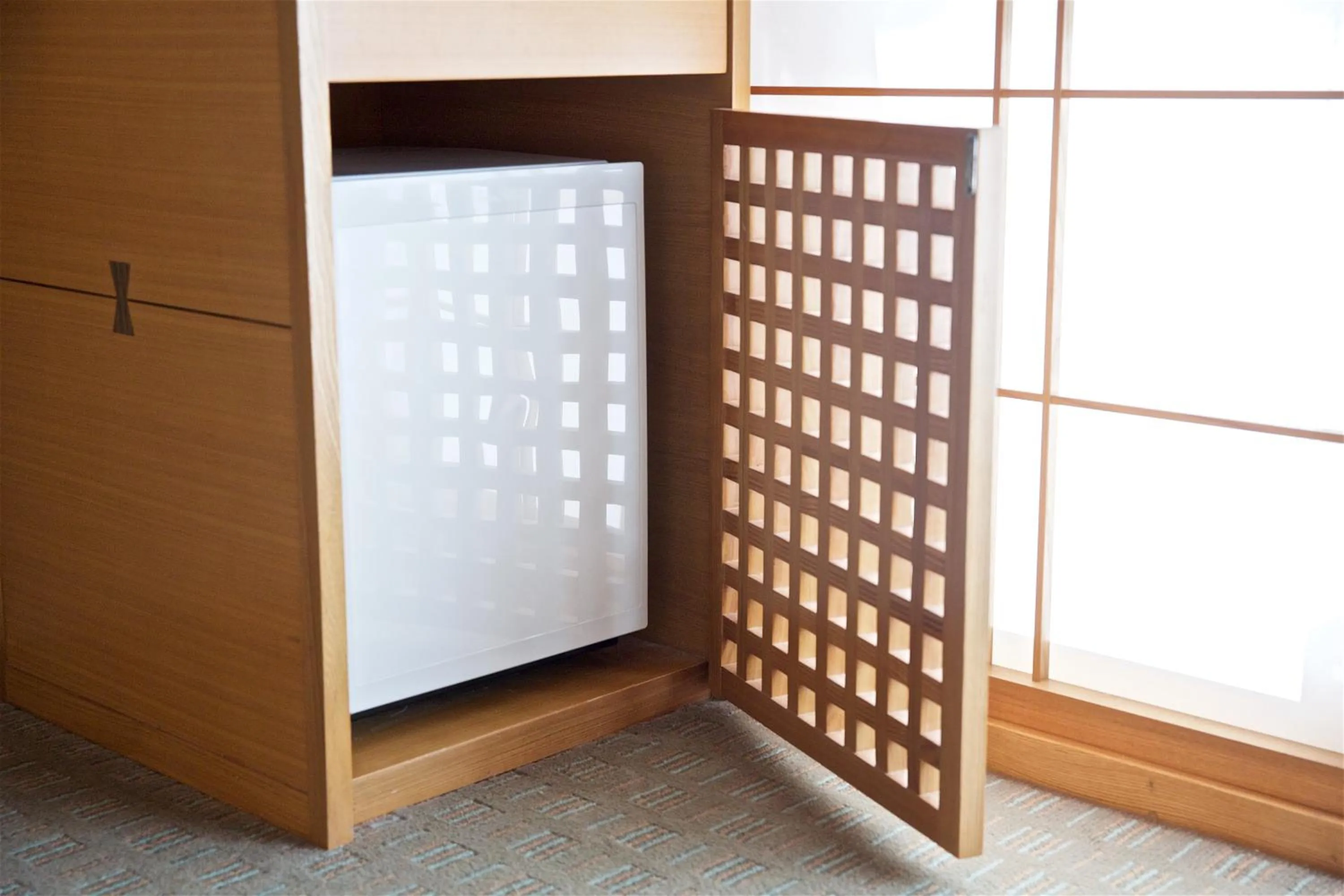 Decorative detail in Hotel Niwa Tokyo