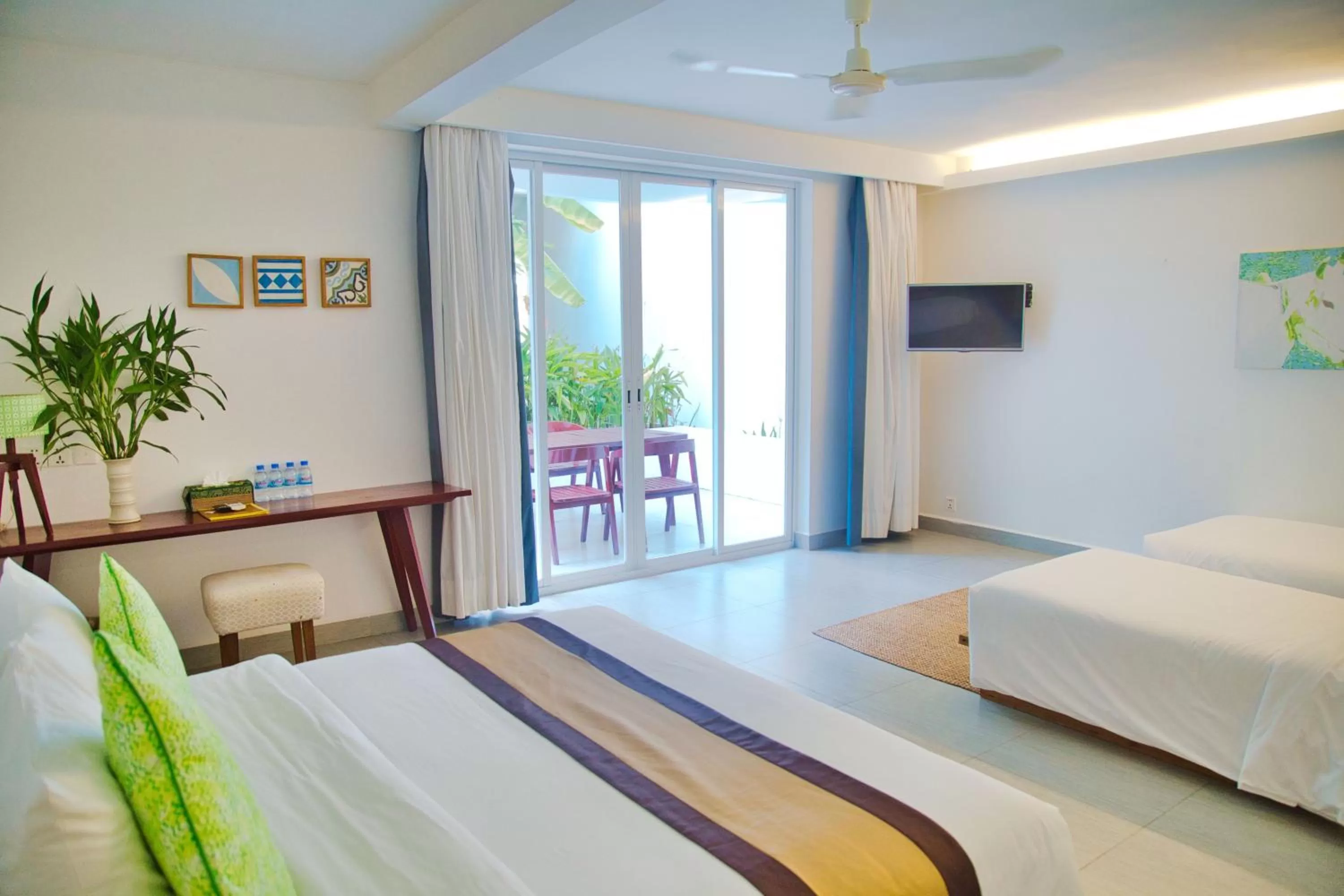 Bed in Naiya Sea Resort