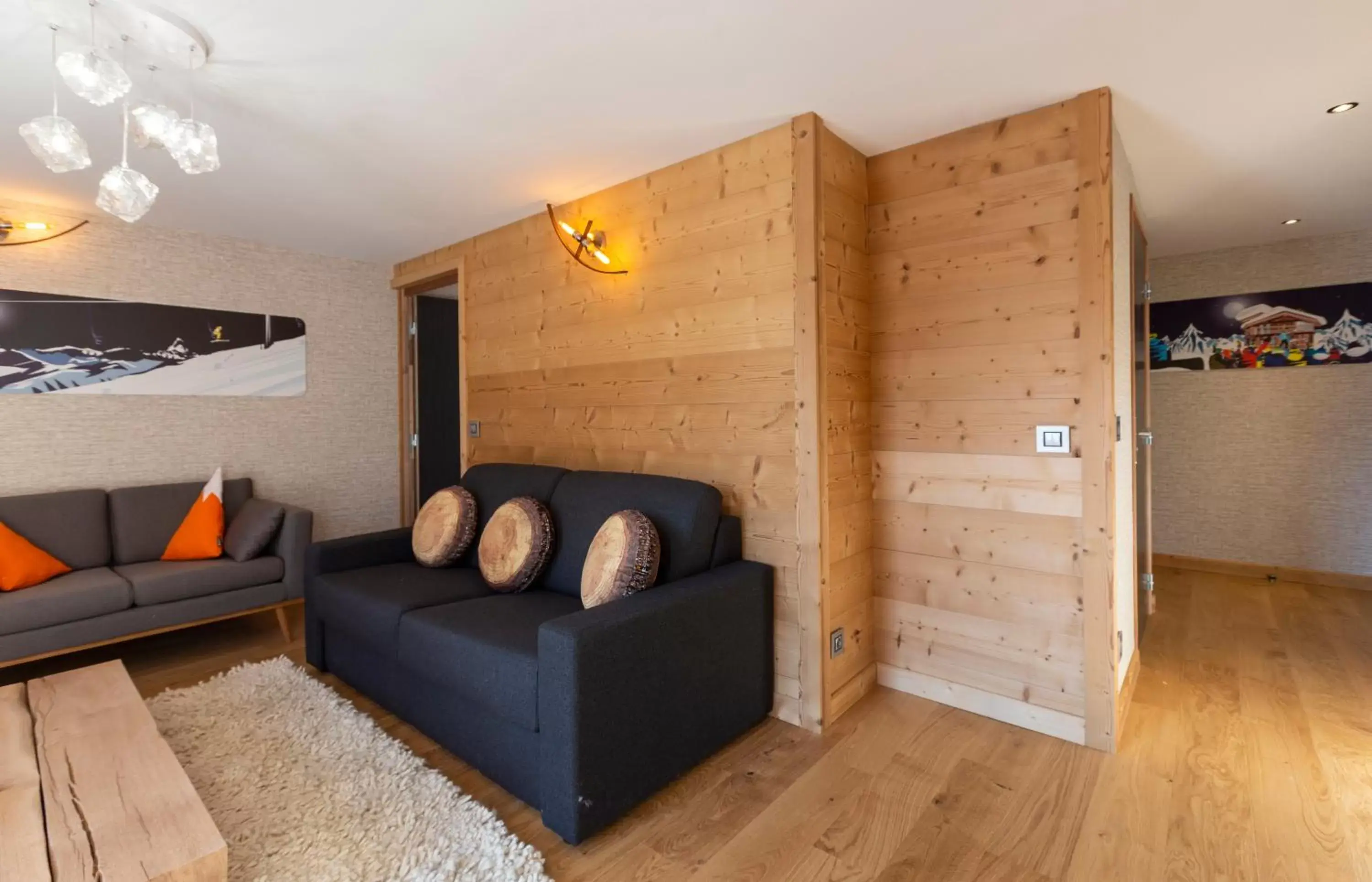 Living room, Seating Area in Hotel Base Camp Lodge - Bourg Saint Maurice