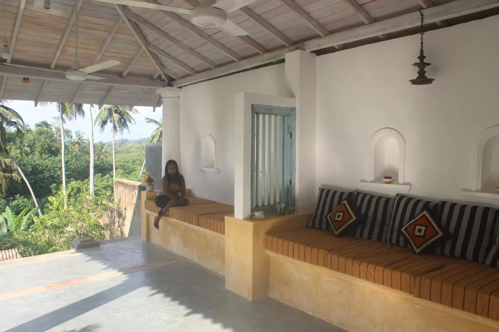 Seating area in The Spice House Mirissa