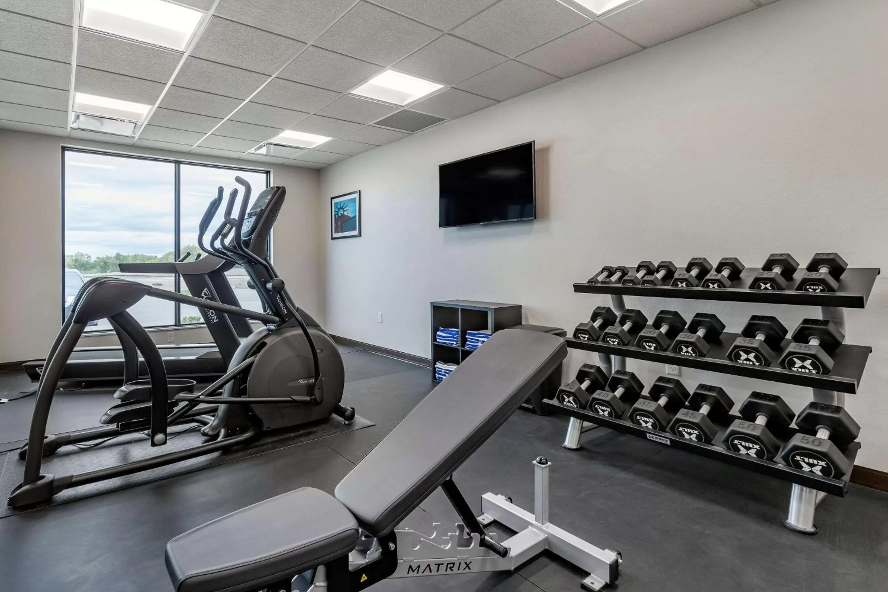 Fitness centre/facilities in MainStay Suites Waukee-West Des Moines
