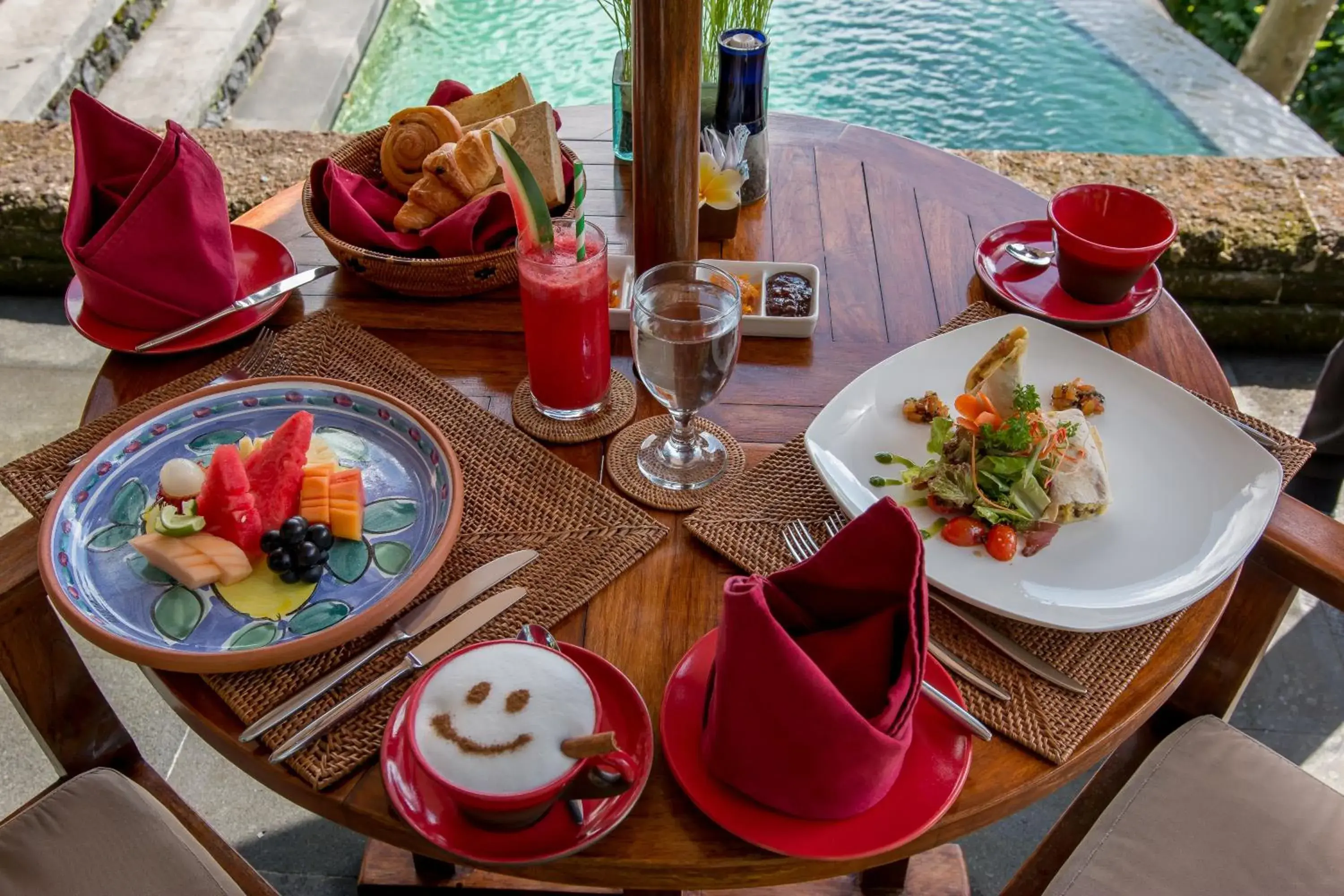 Breakfast in Bidadari Private Villas & Retreat