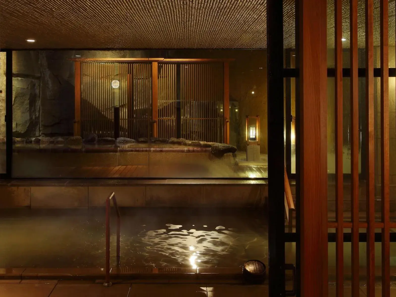 Hot Spring Bath in Aki Grand Hotel