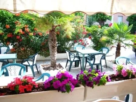 Patio in Hotel Laika